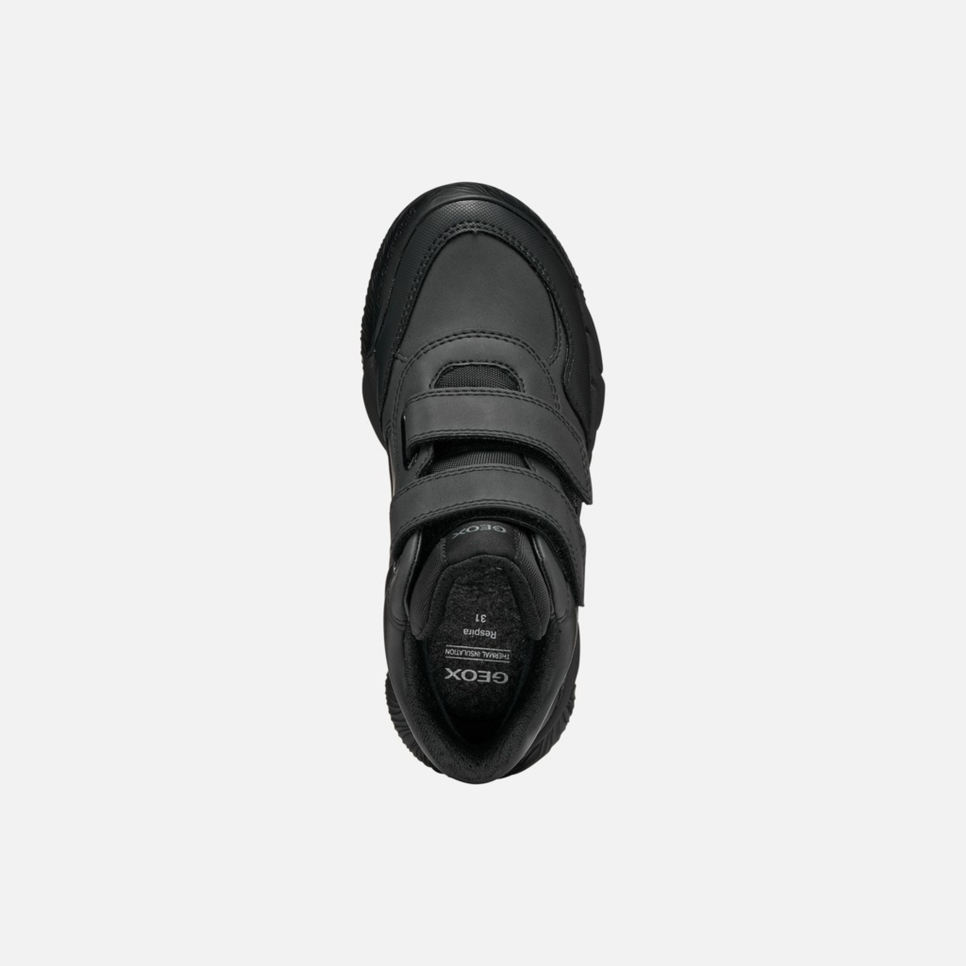 Černá chlapecká kotníková obuv Geox Flexyper Pro B - 006