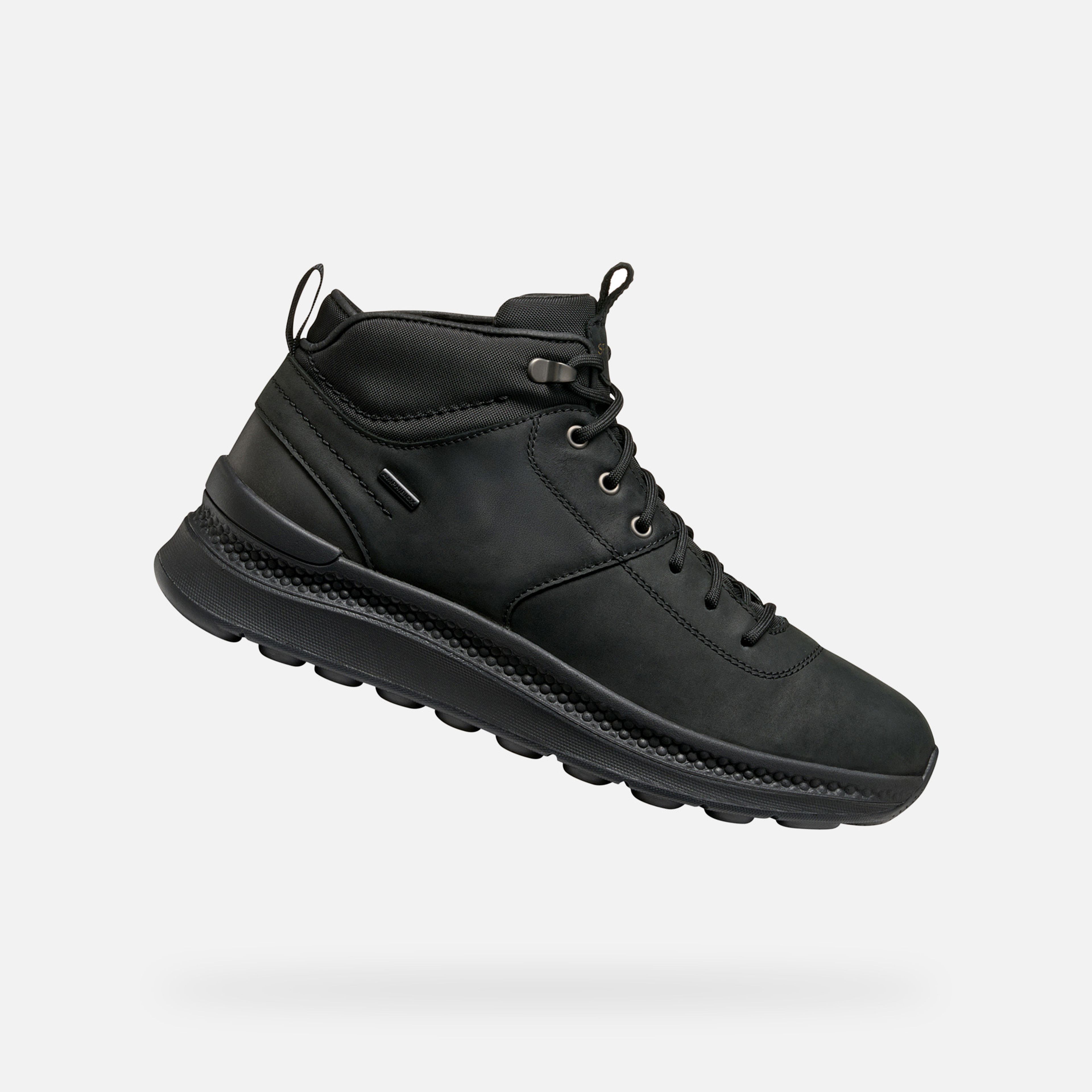 Czarne męskie buty za kostkę Geox Spherica Actif X2