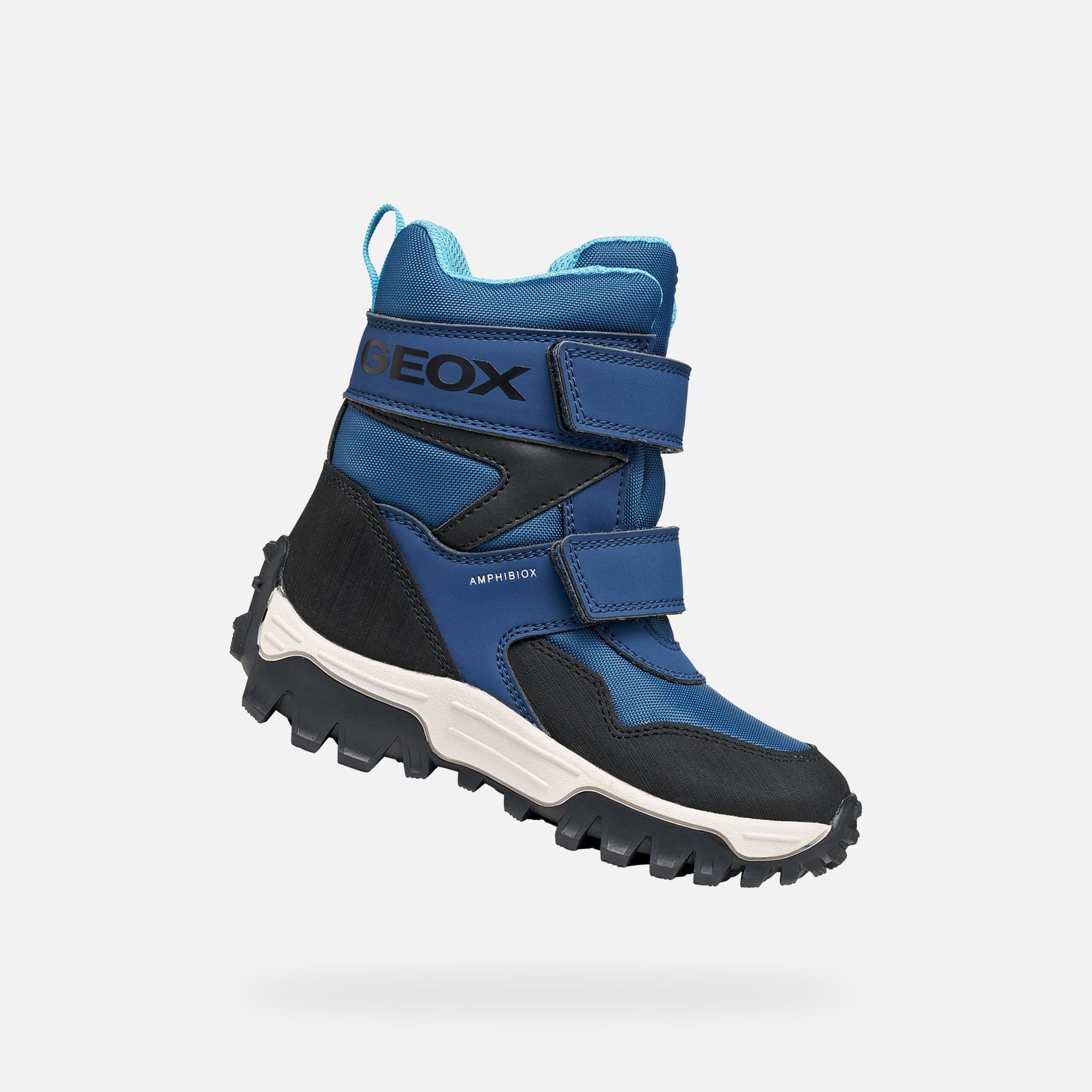 Modrá chlapecká zimní obuv Geox Himalaya B ABX - 001