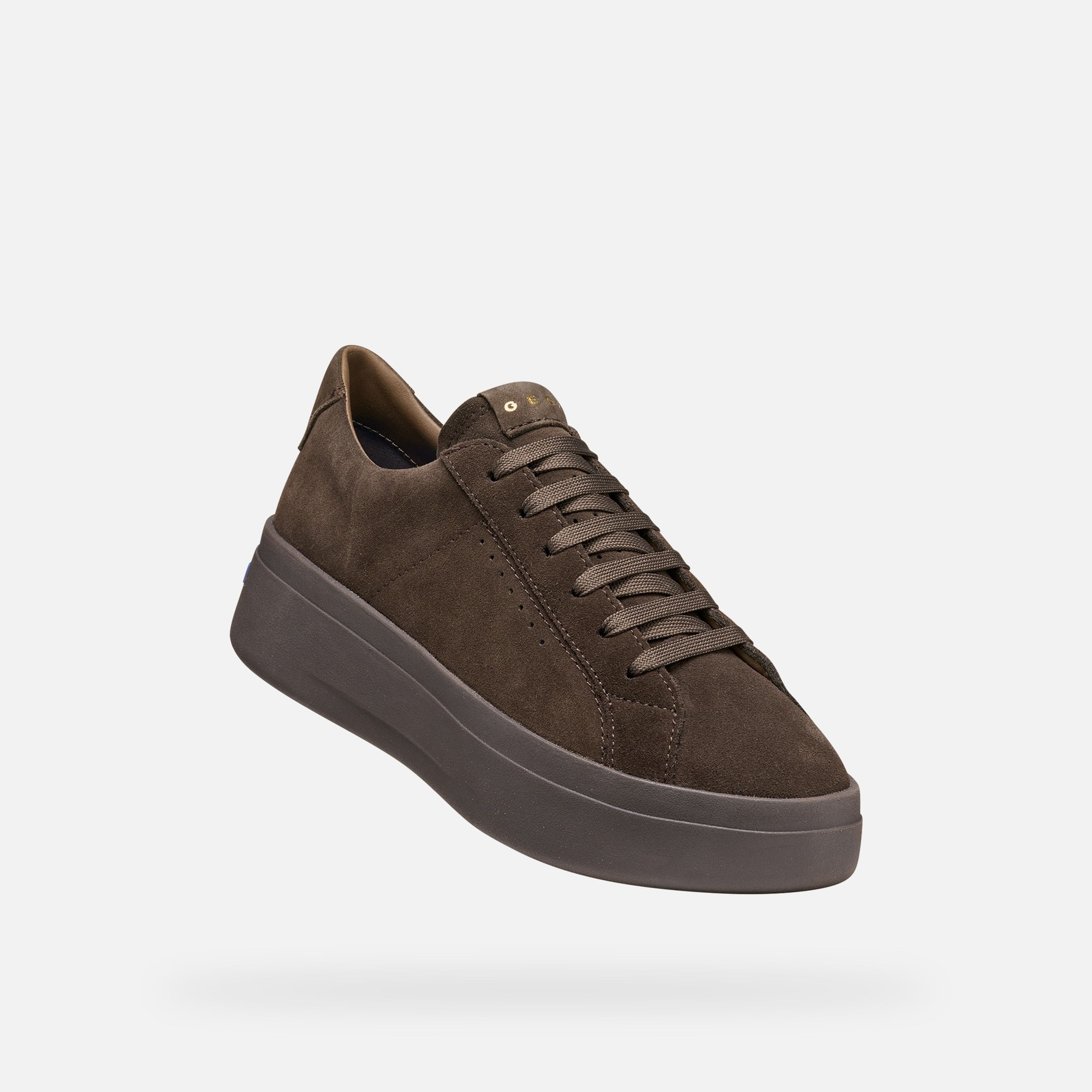 Tmavě hnědé dámské tenisky Geox Gxcp-03 - 005