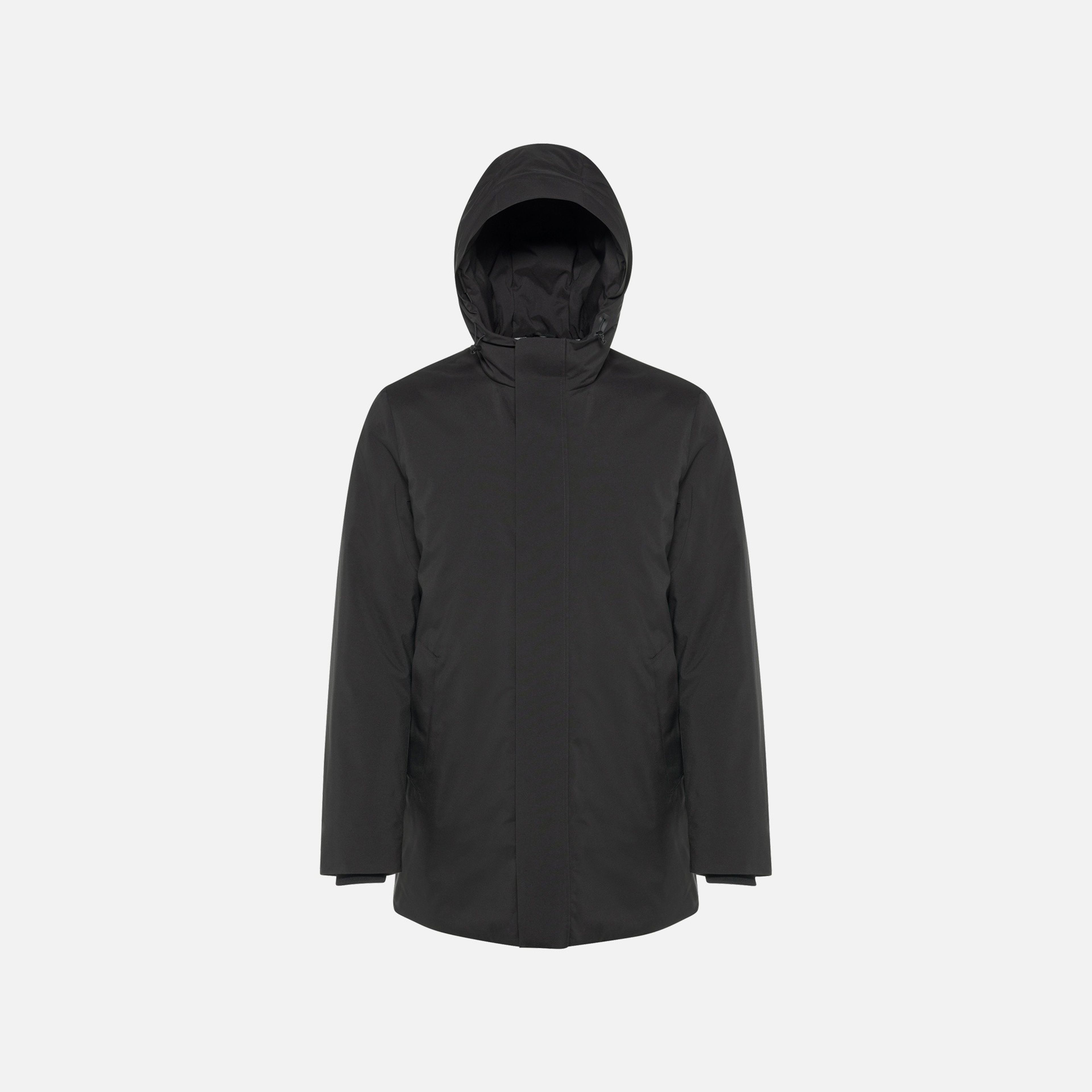 Czarna męska parka Geox Spherica - 005