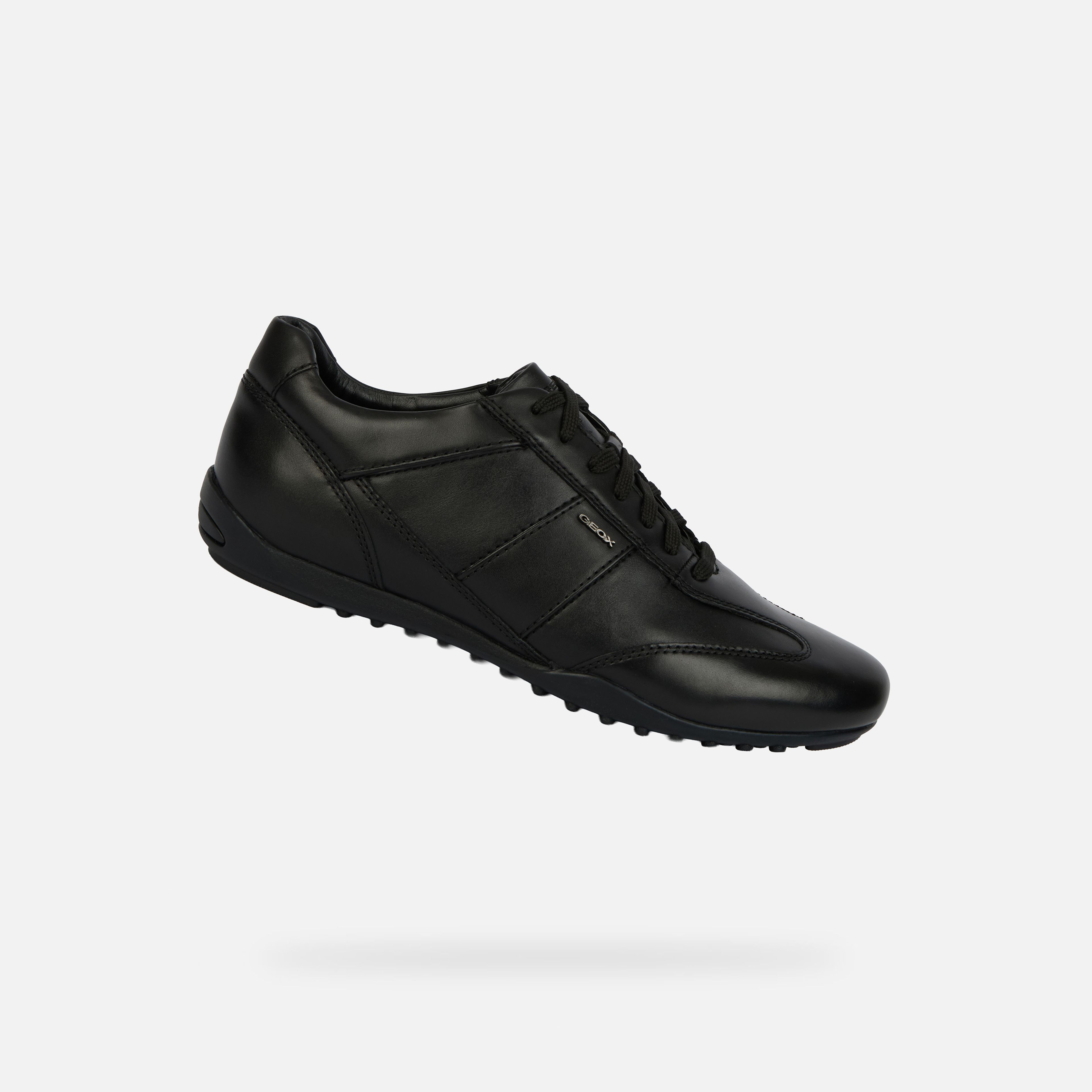 Czarne męskie sneakersy Geox Wells