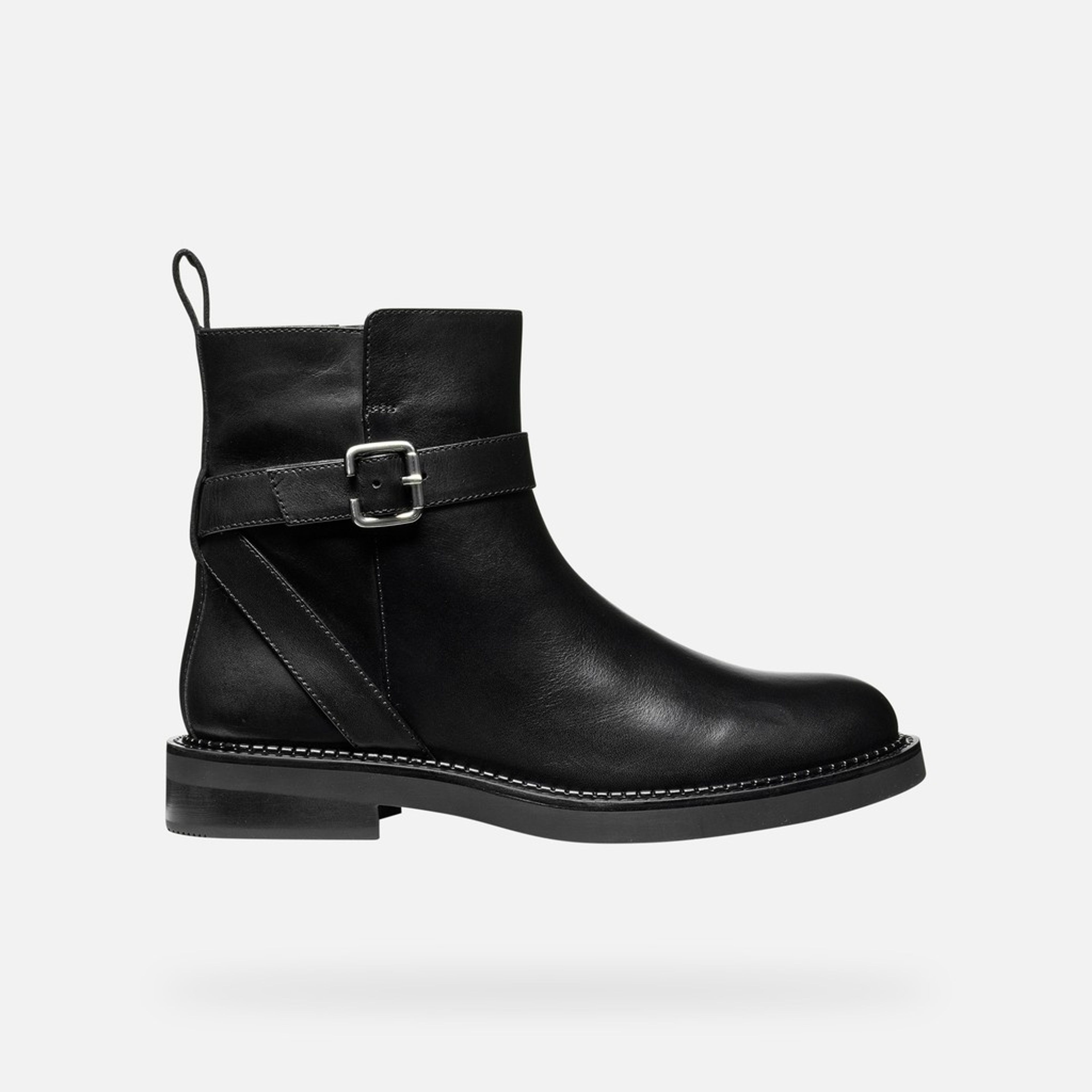 Černá dámská kotníková obuv Geox Serilda - 002