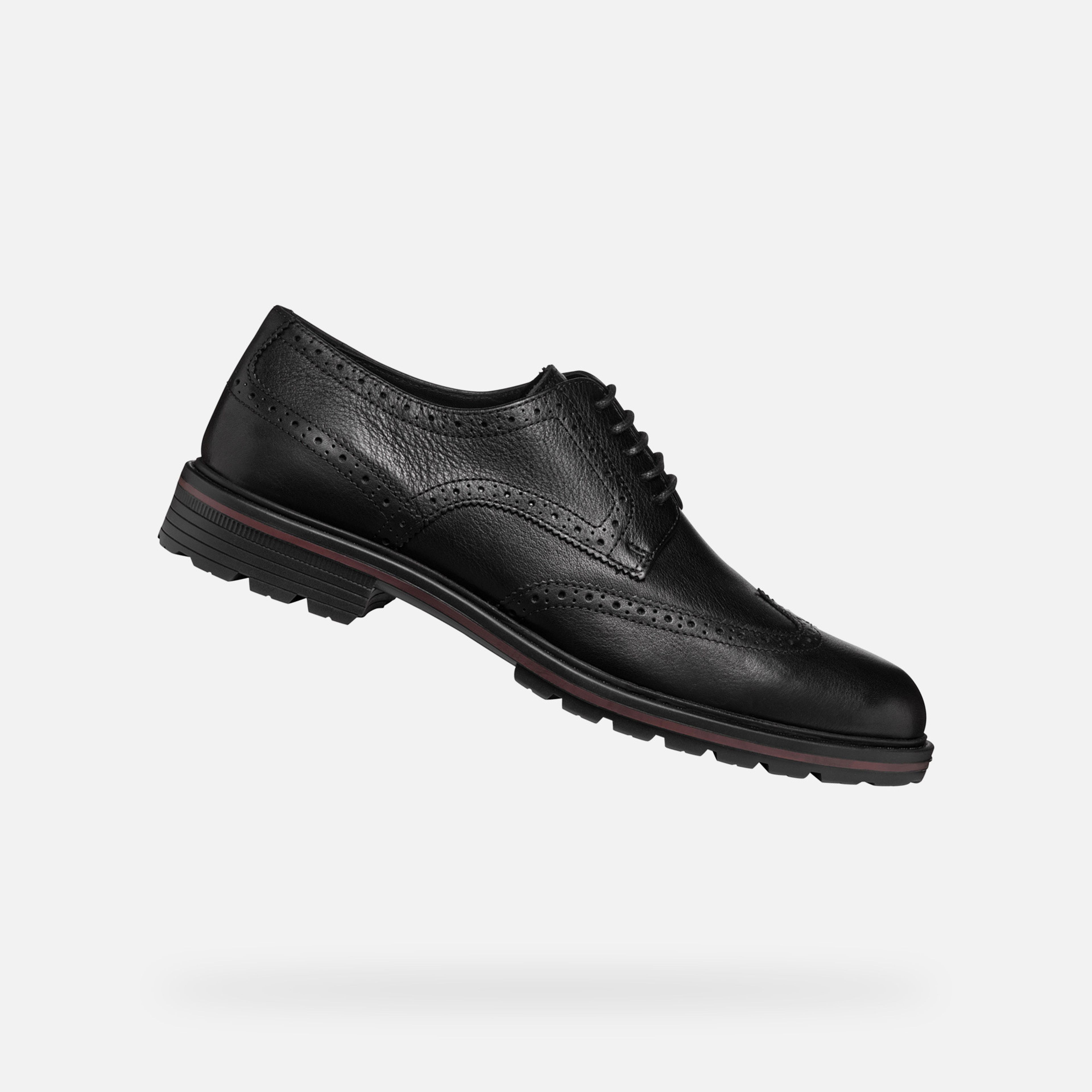 Čierna pánska spoločenská obuv Geox Walk Pleasure C