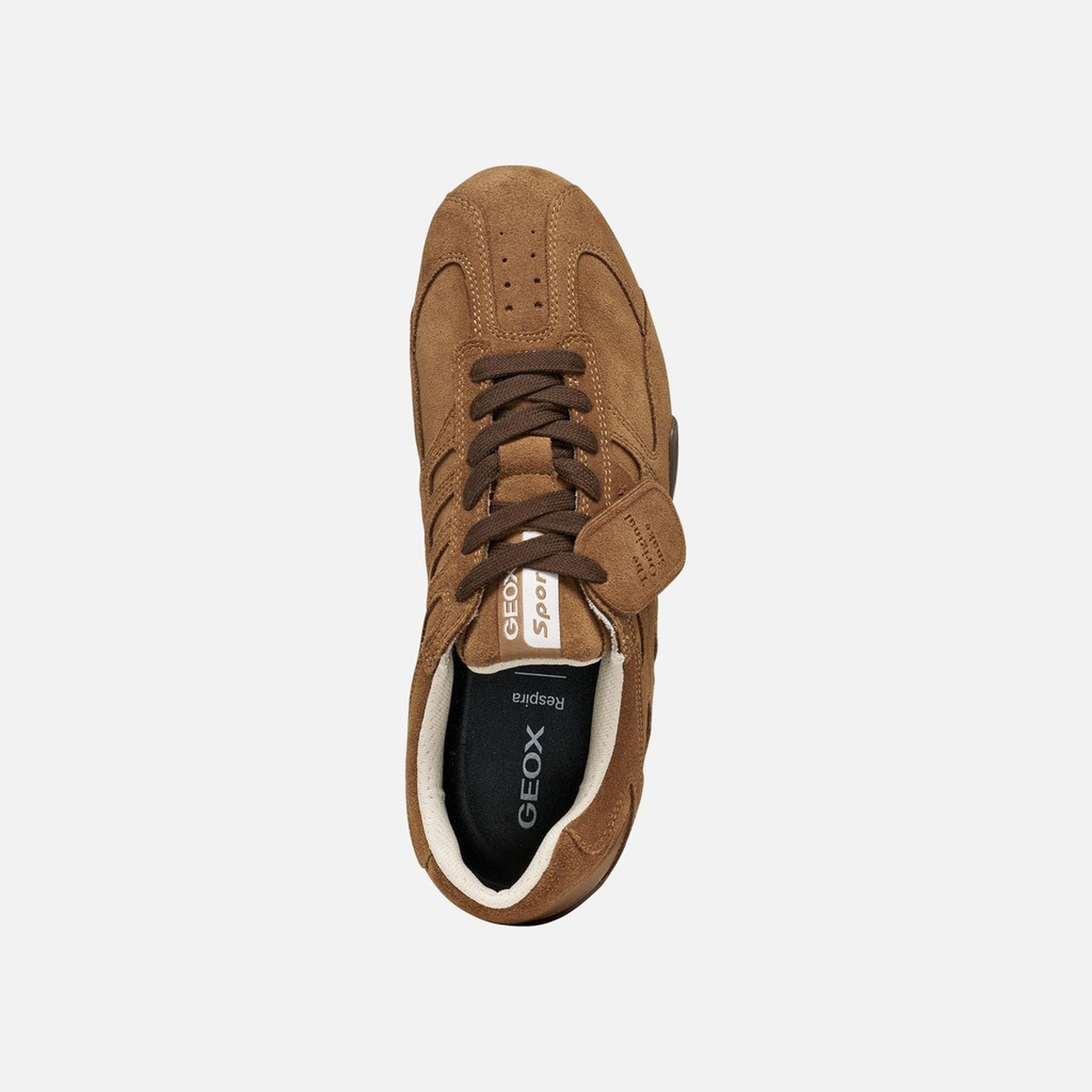 Hnedé dámske tenisky Geox Snake - 006