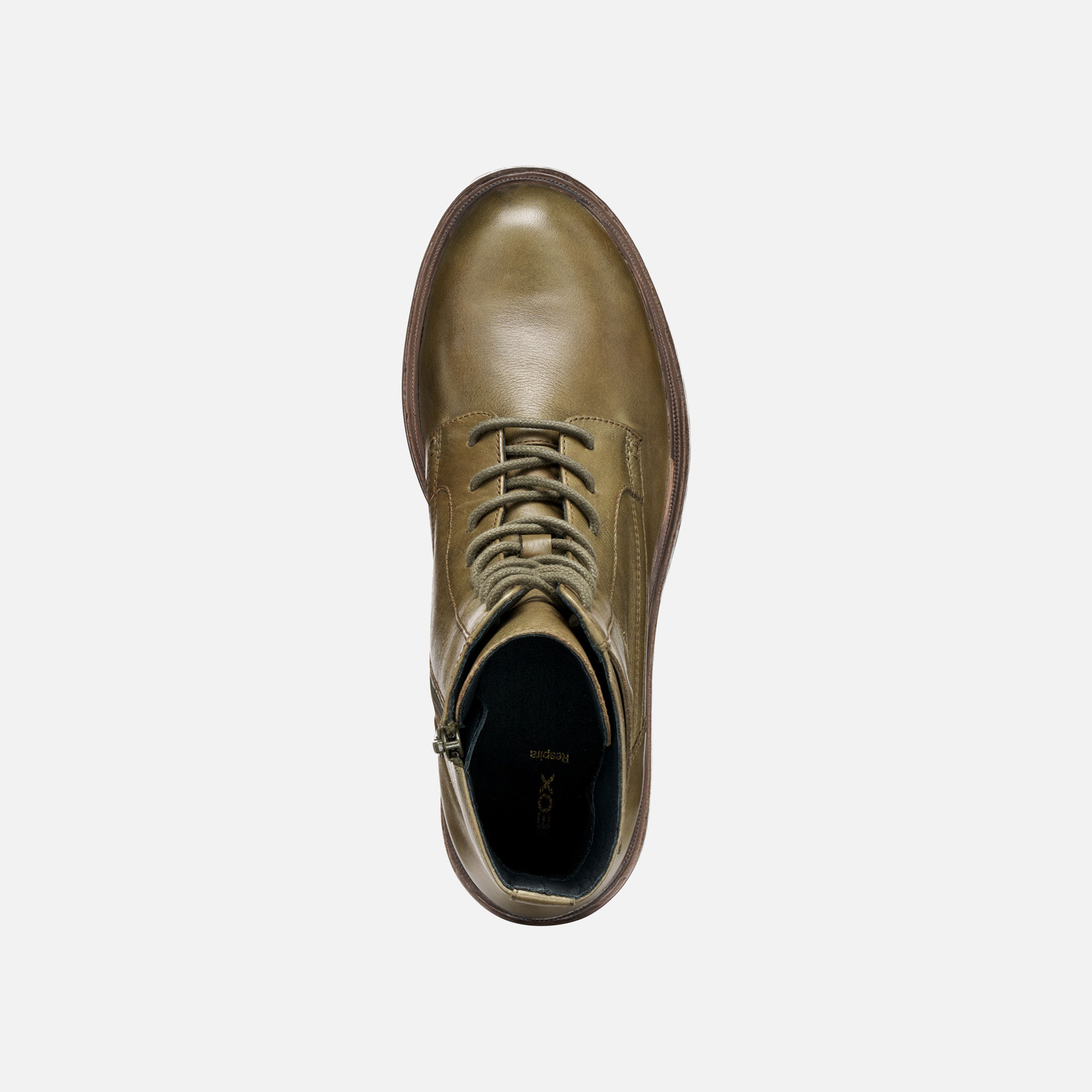 Khaki dámská kotníková obuv Geox Swelen - 007