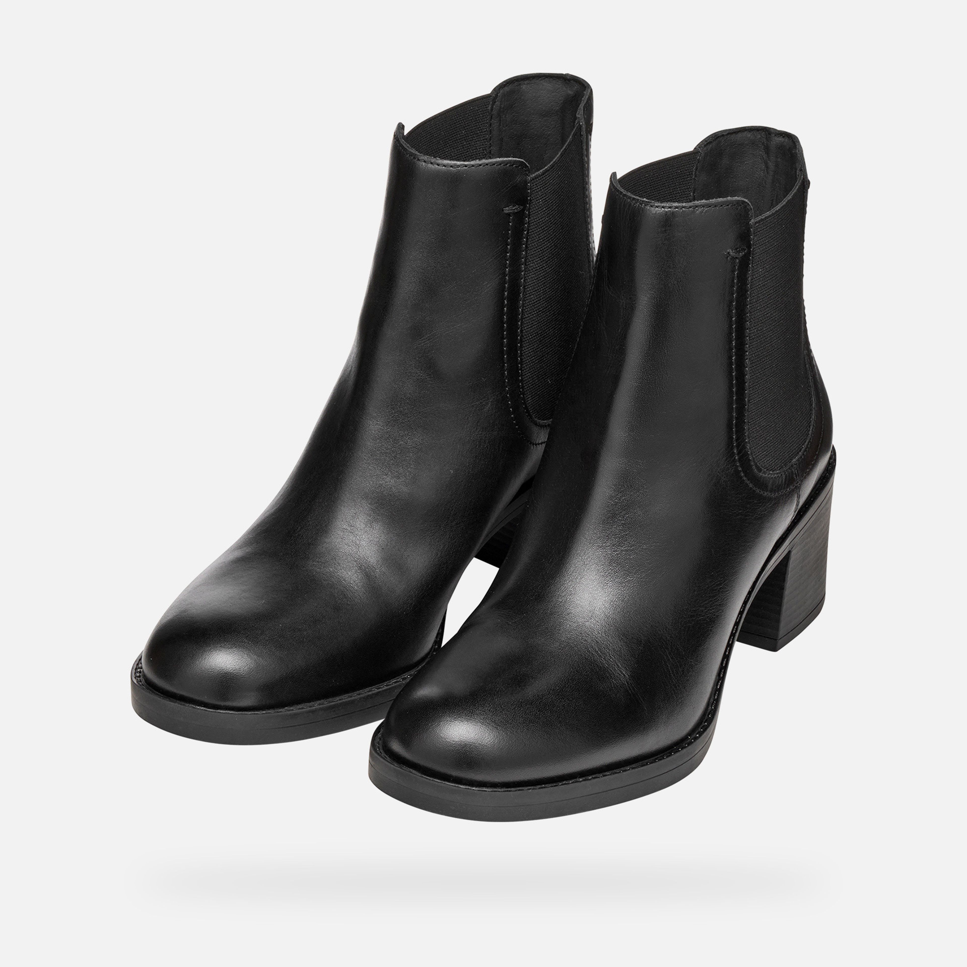 Černá dámská kotníková obuv Geox Serilda 60 - 009