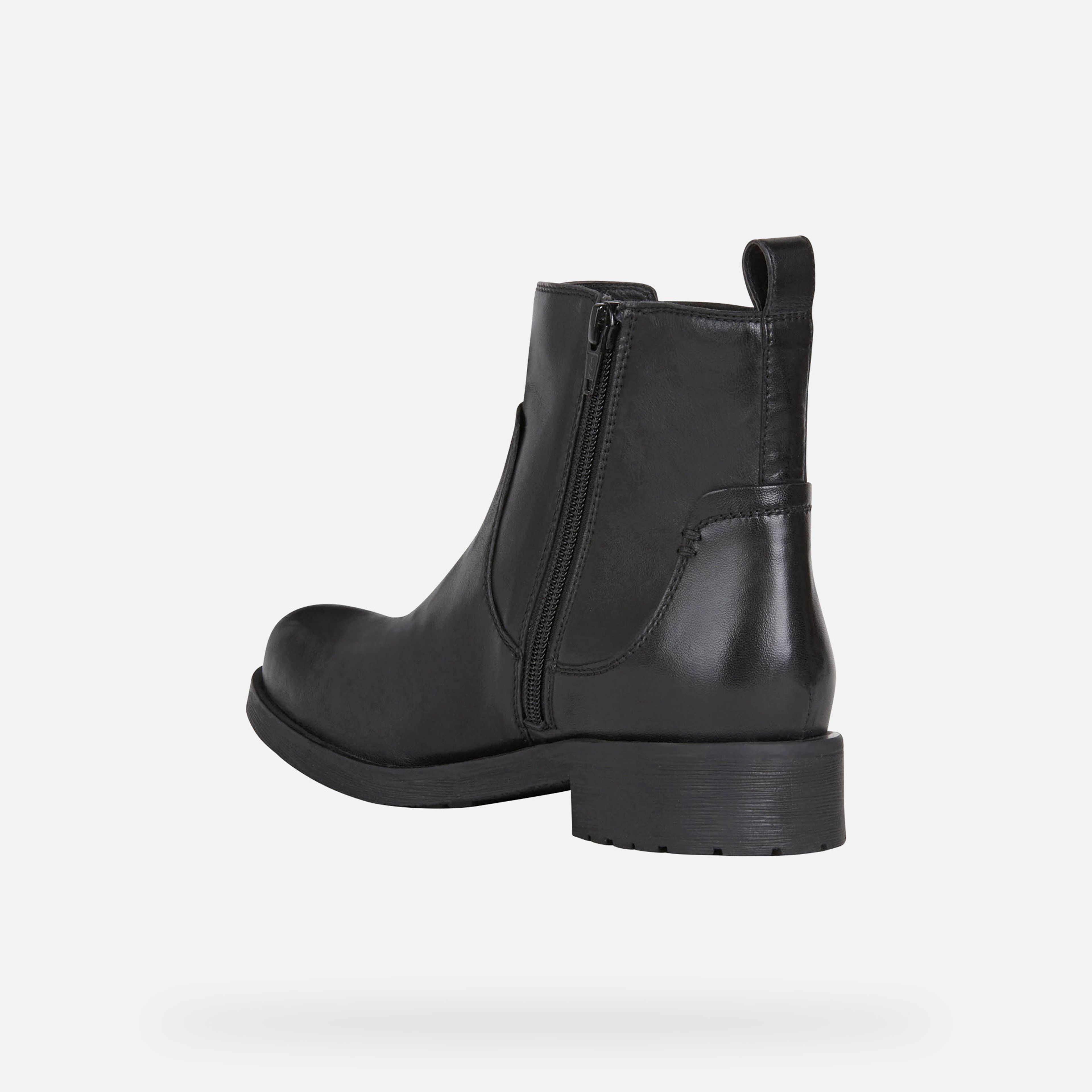 Ghete negre pentru femei Geox Rawelle - 004