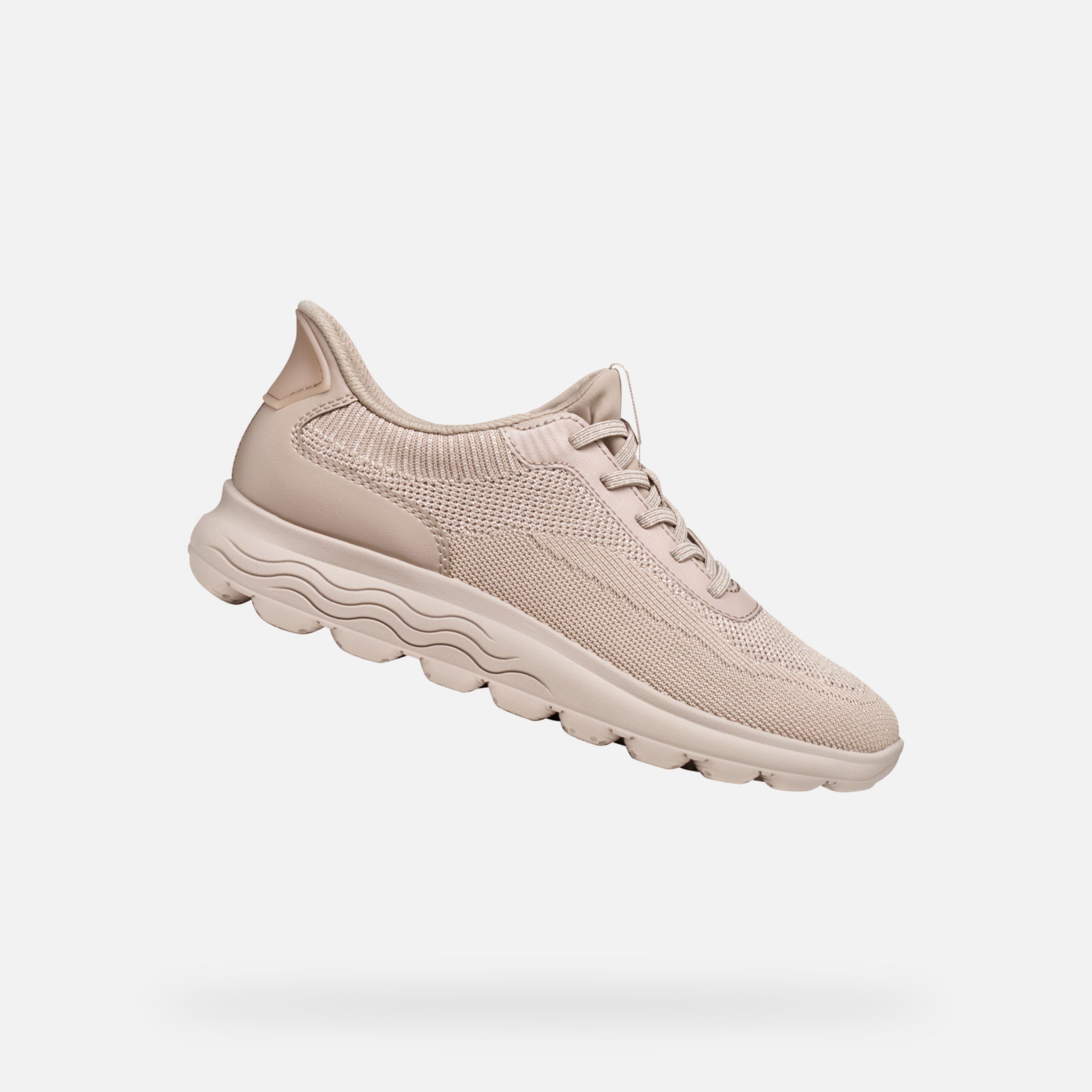 Béžové dámské tenisky Geox Spherica Plus Fast in - 001