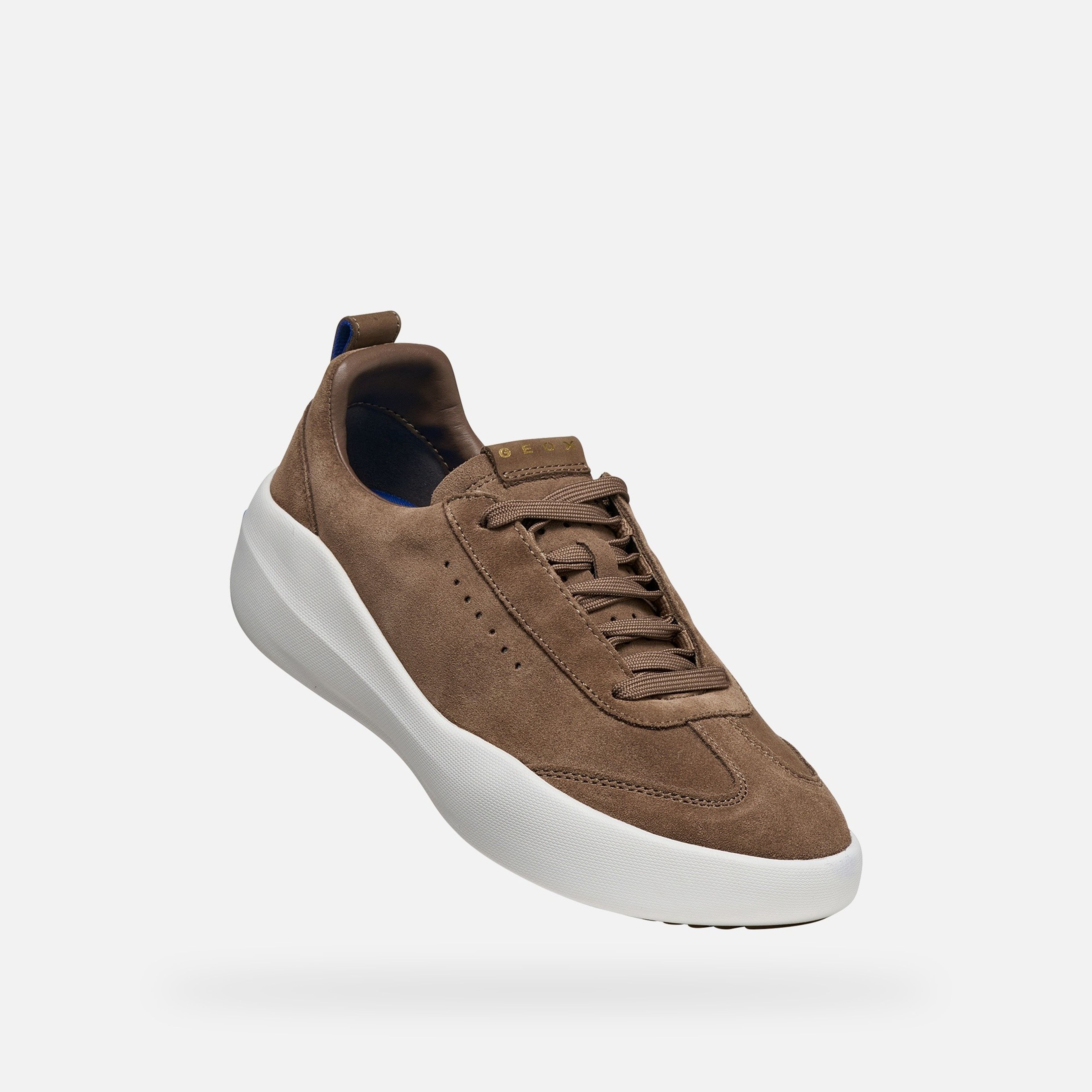 Tmavohnedé dámske tenisky Geox GXCP-02 - 006