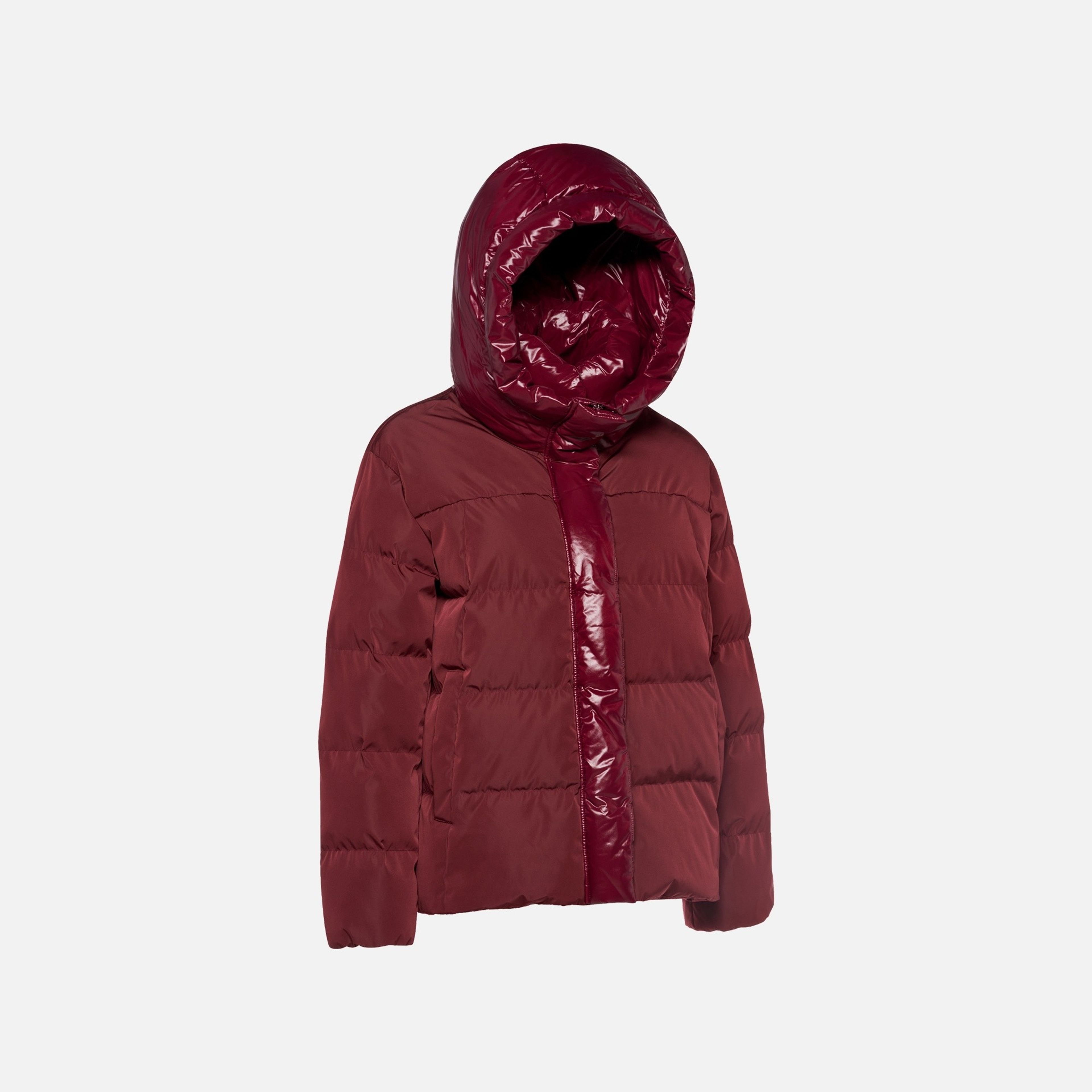 Vínová dámska bunda Geox Jaylon - 006