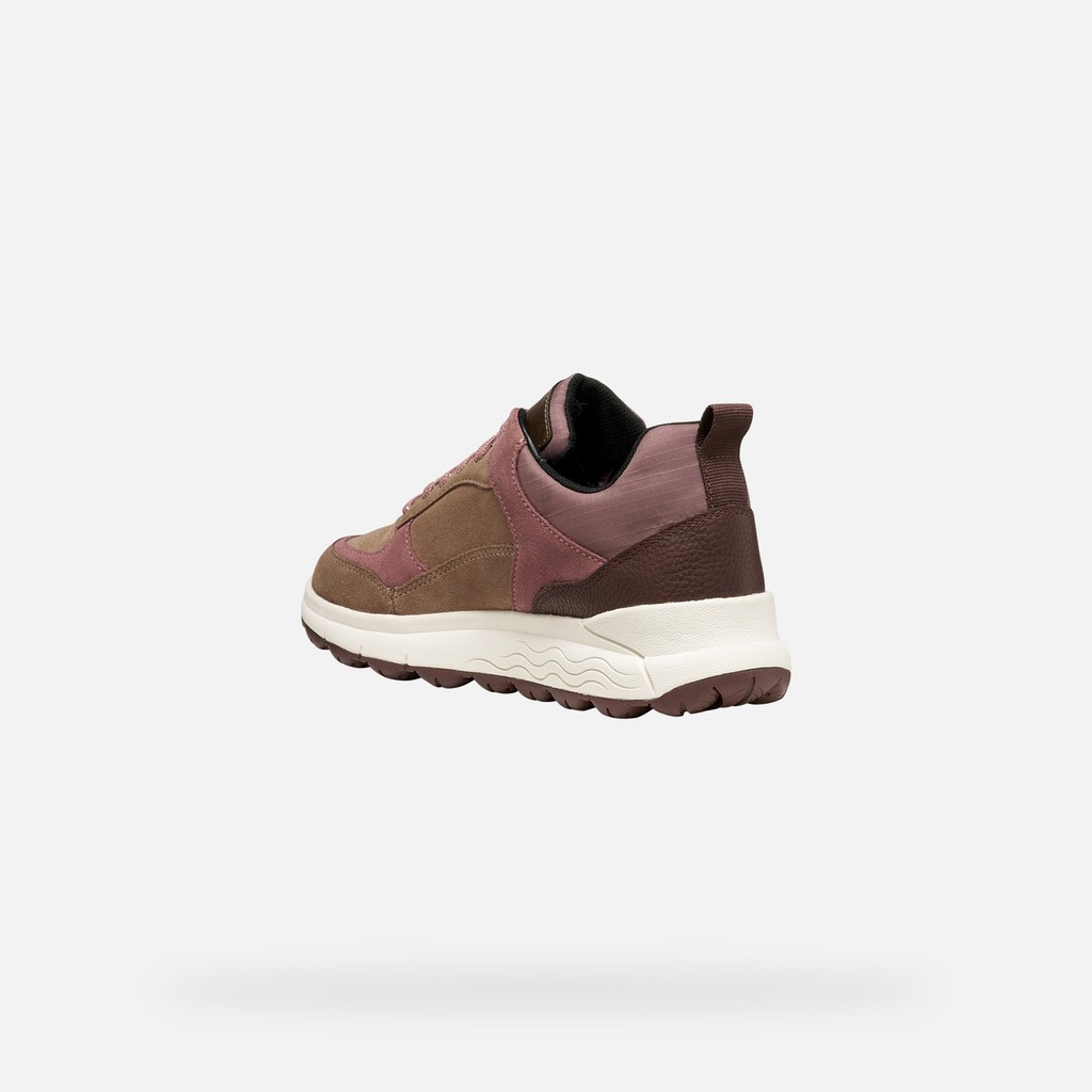 Jasnobrązowe damskie sneakersy Geox Spherica 4X4 B ABX - 004