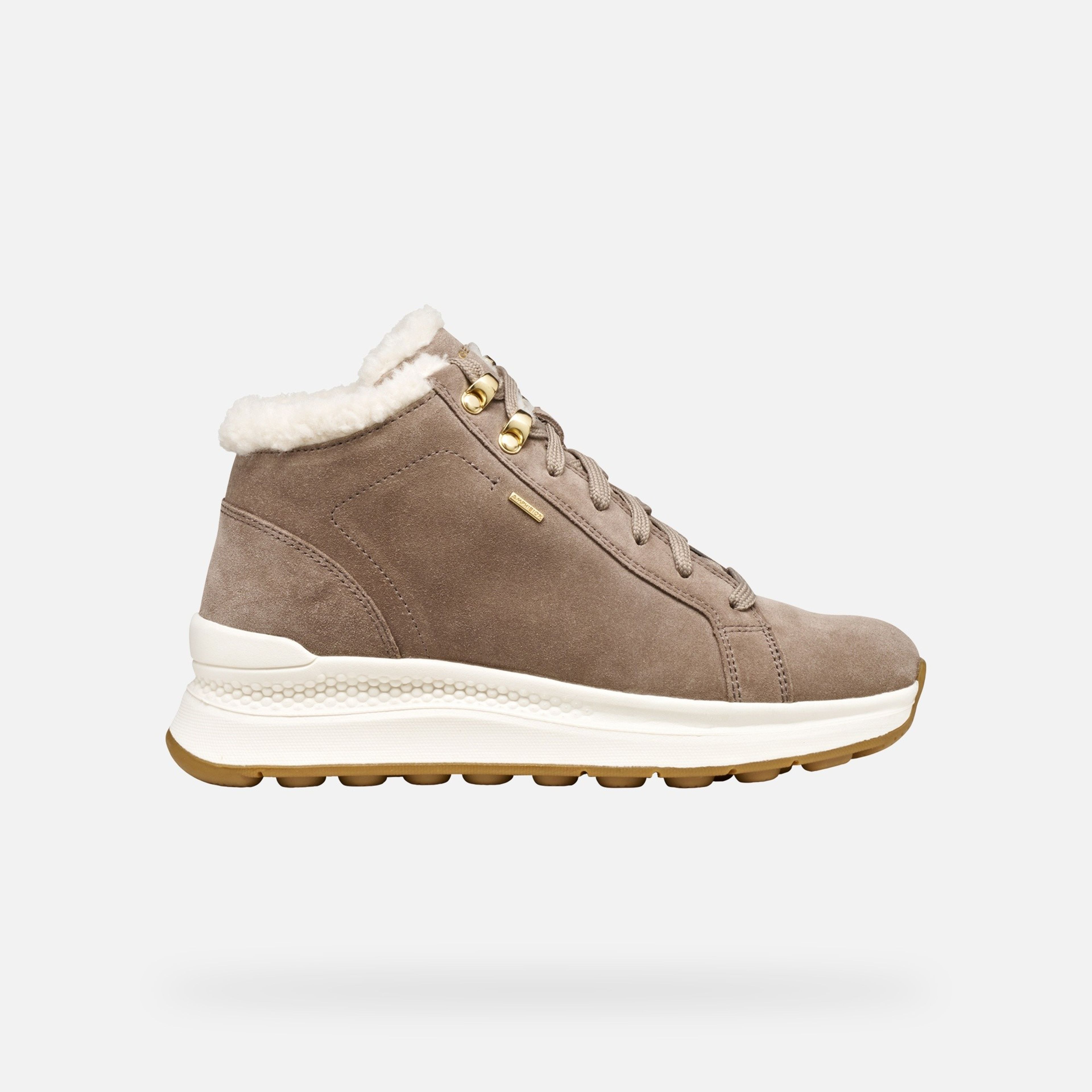Sneakers maro închis pentru femei Geox Spherica Actif X2 - 002