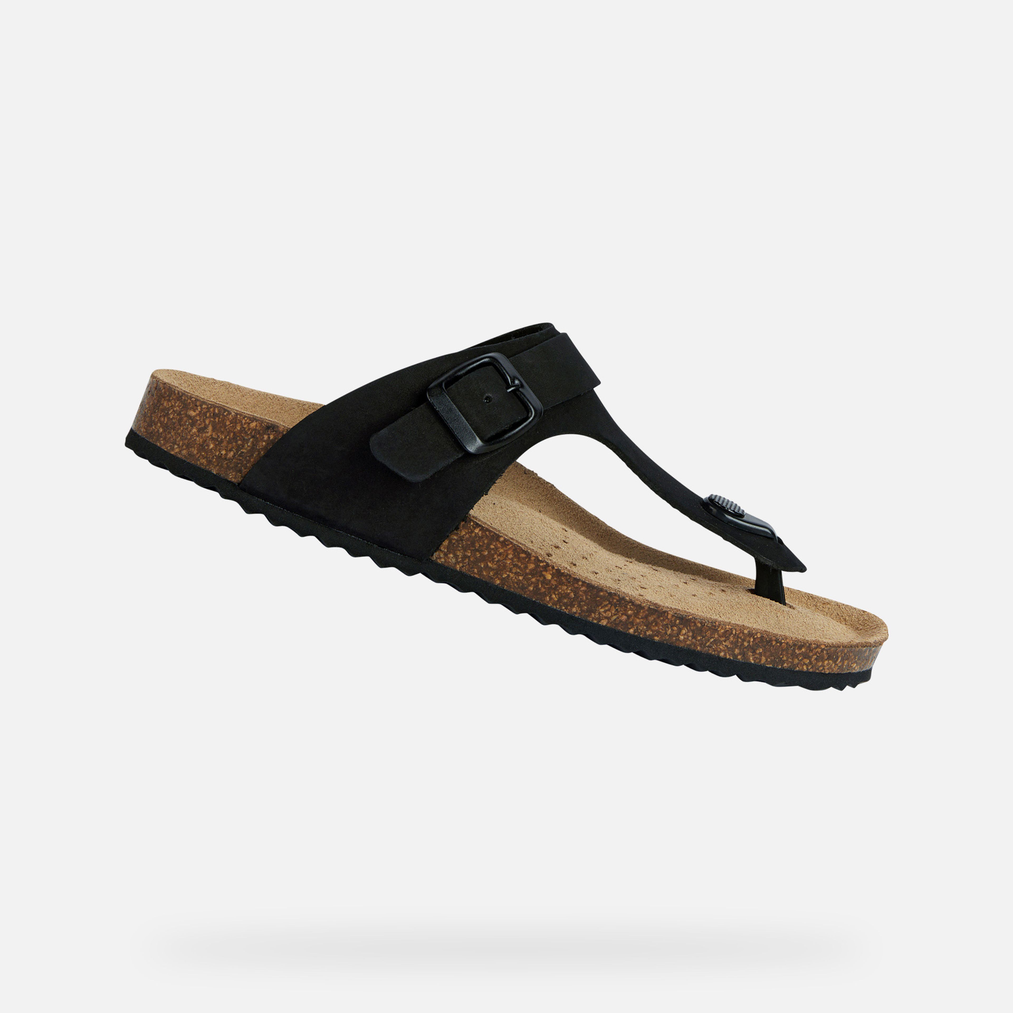 Čierne dámske sandále Geox Brionia