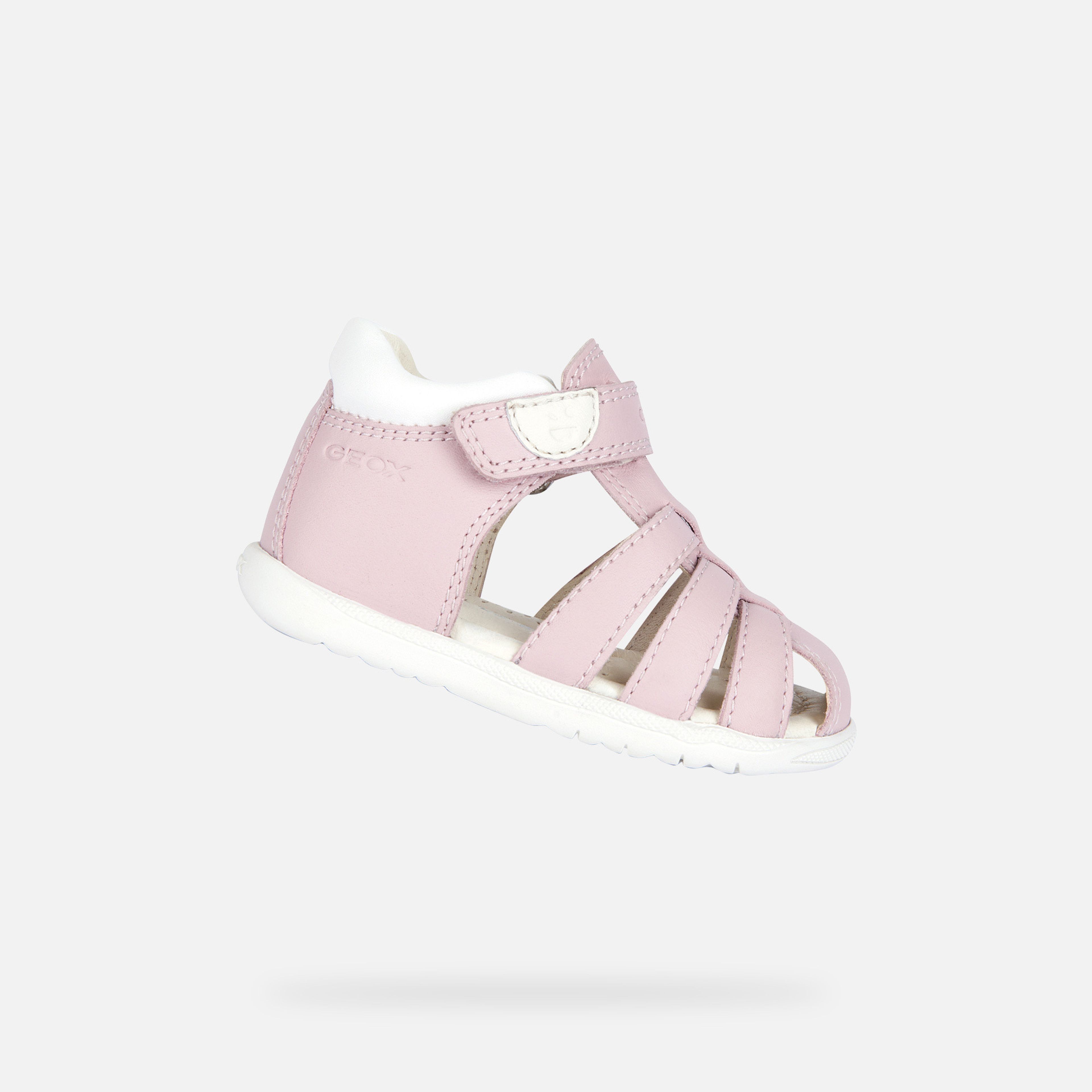 Dievčenské prvé kroky Geox Macchia Pink