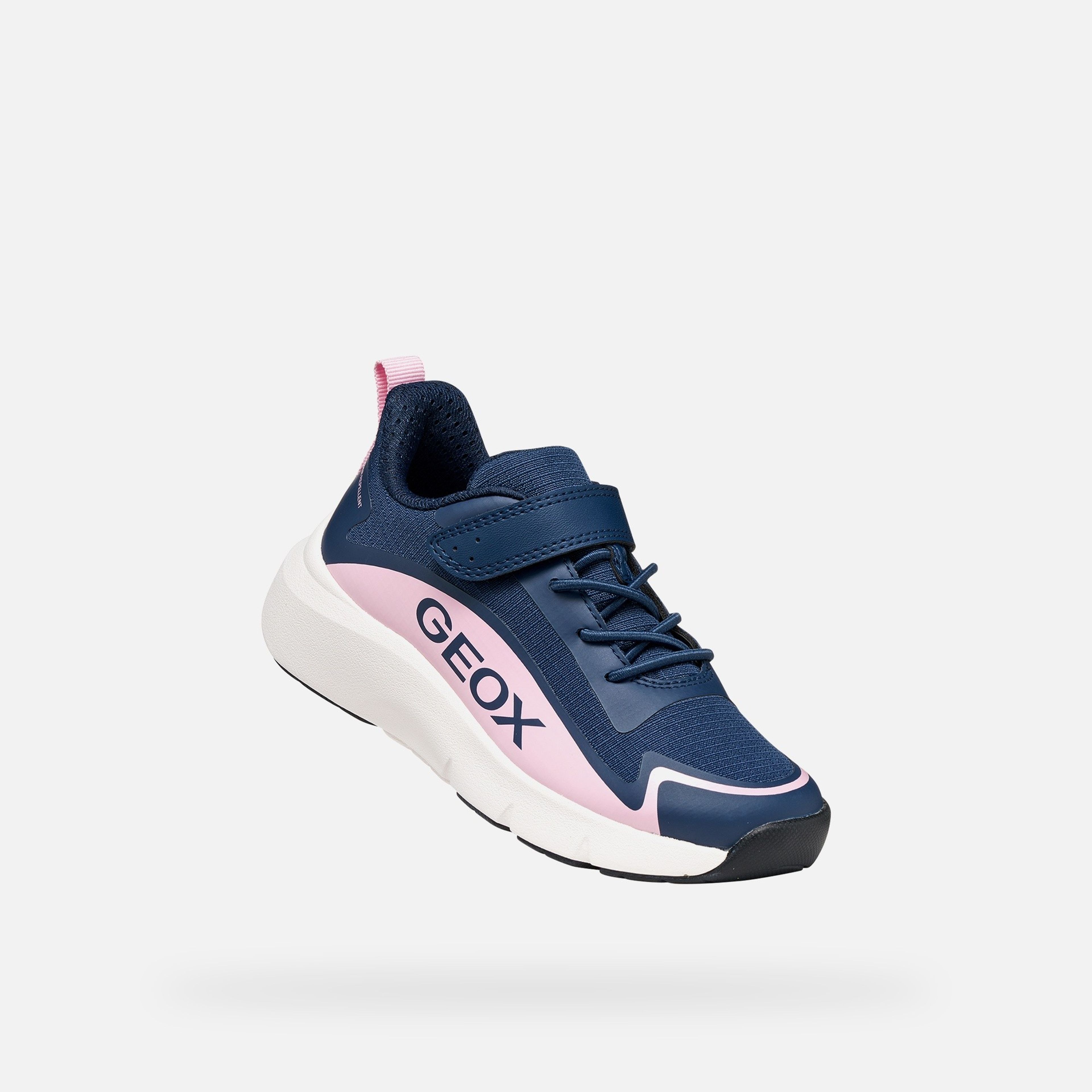 Ciemnogranatowe dziewczęce tenisówki Geox Pro-ran - 005