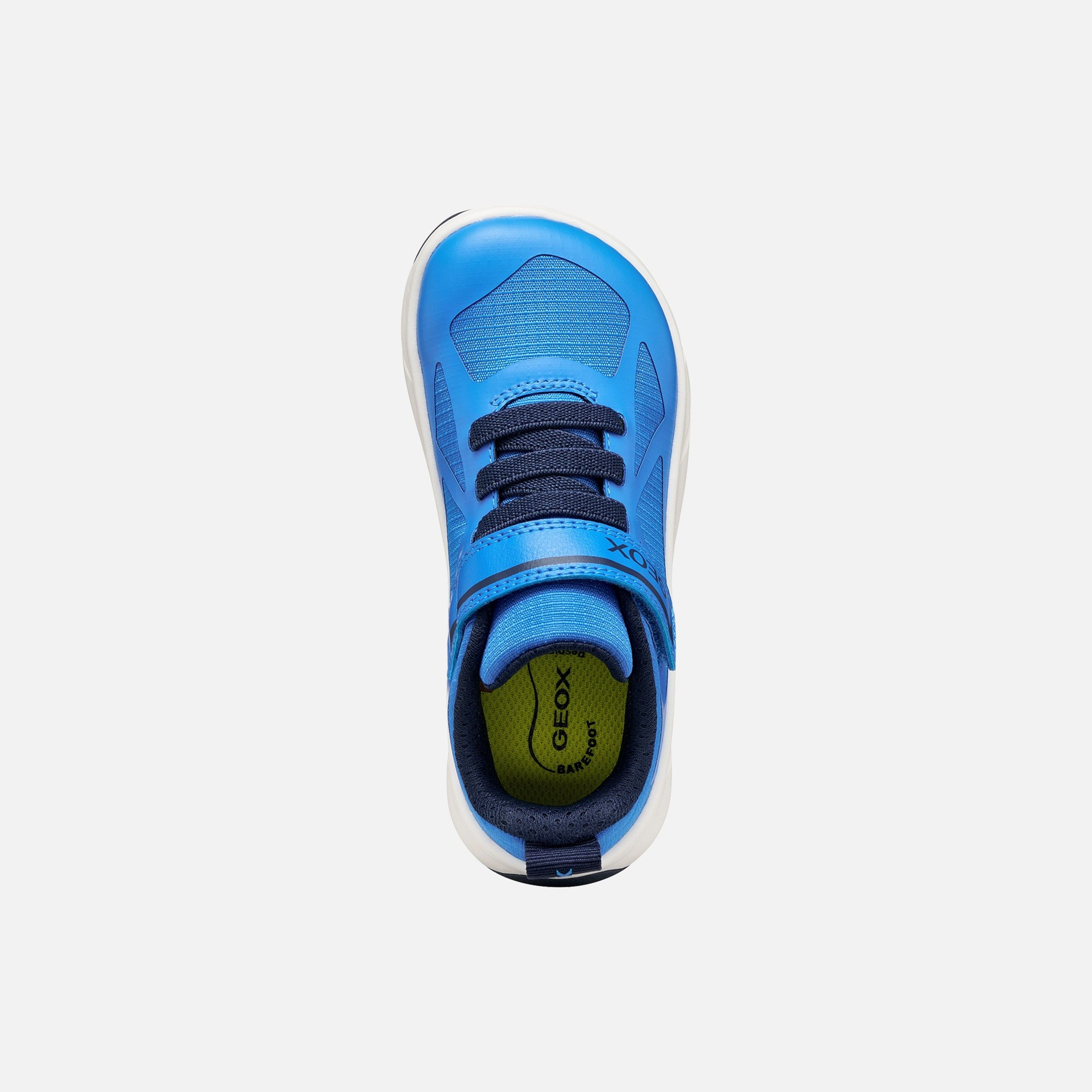 Jasnoniebieskie chłopięce sneakersy barefoot Geox Foot-run - 006