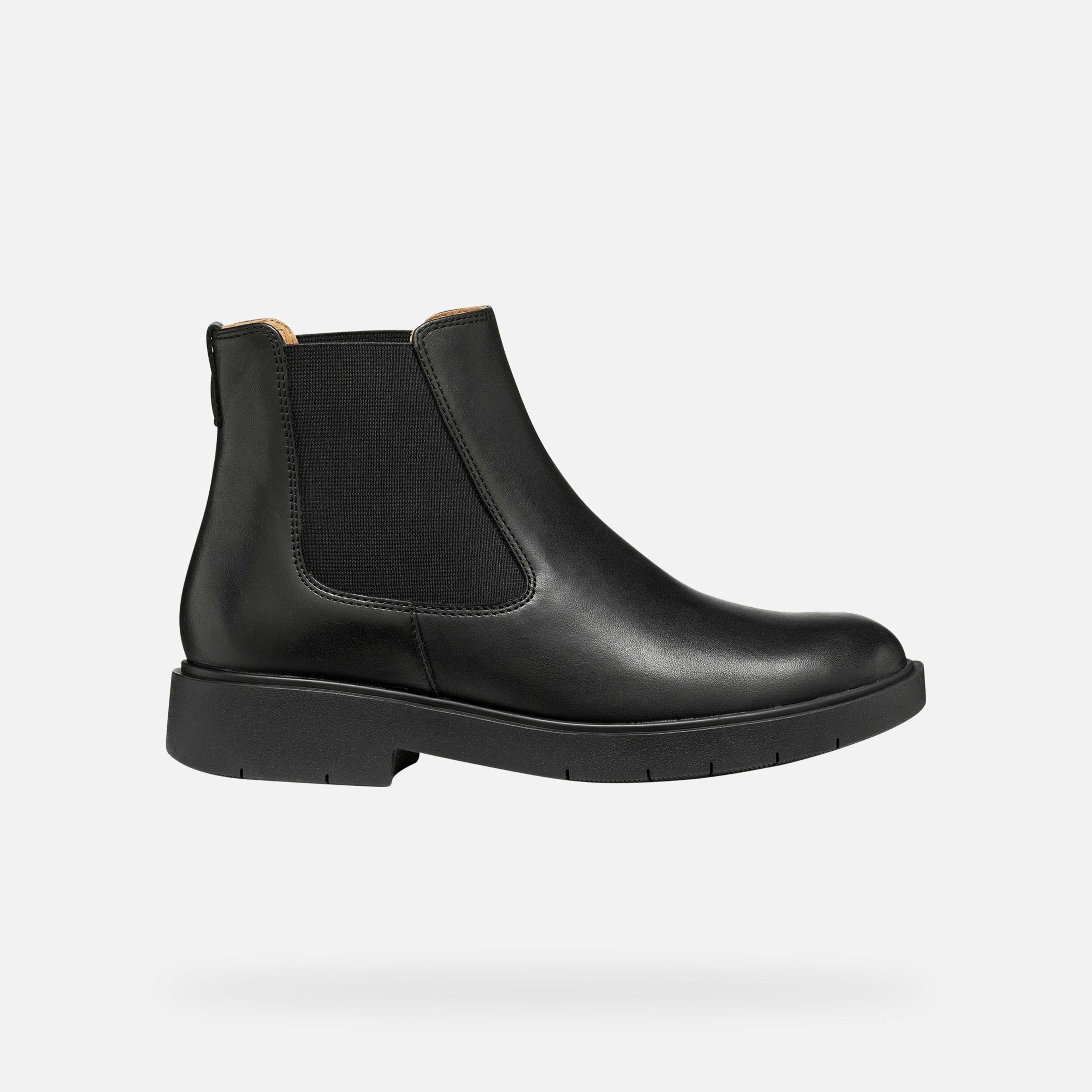 Čierna dámska členková obuv Geox Spherica Ec1 - 002