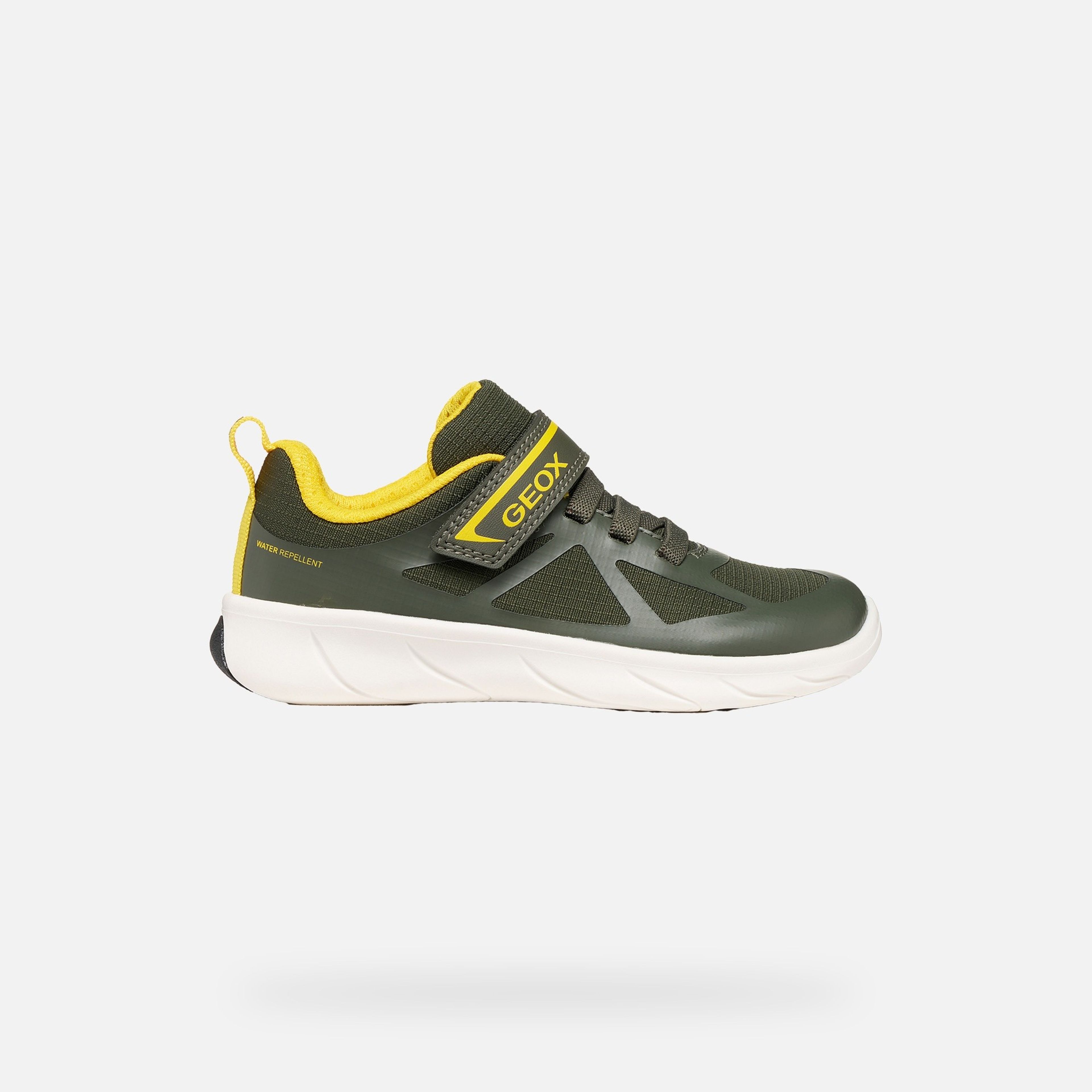 Tmavě zelené chlapecké tenisky Geox Foot-run - 002