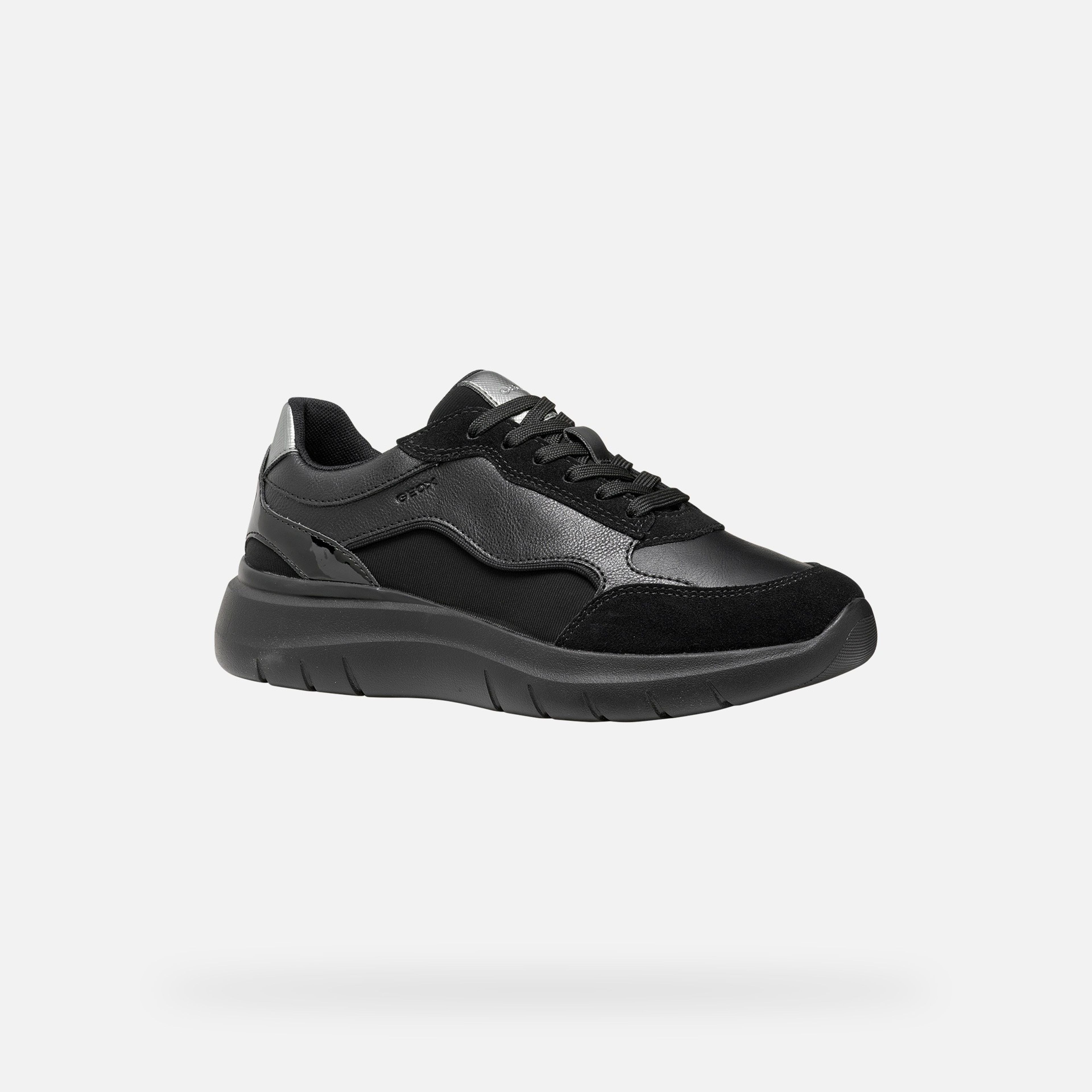 Čierne dámske tenisky Geox Plummery - 003