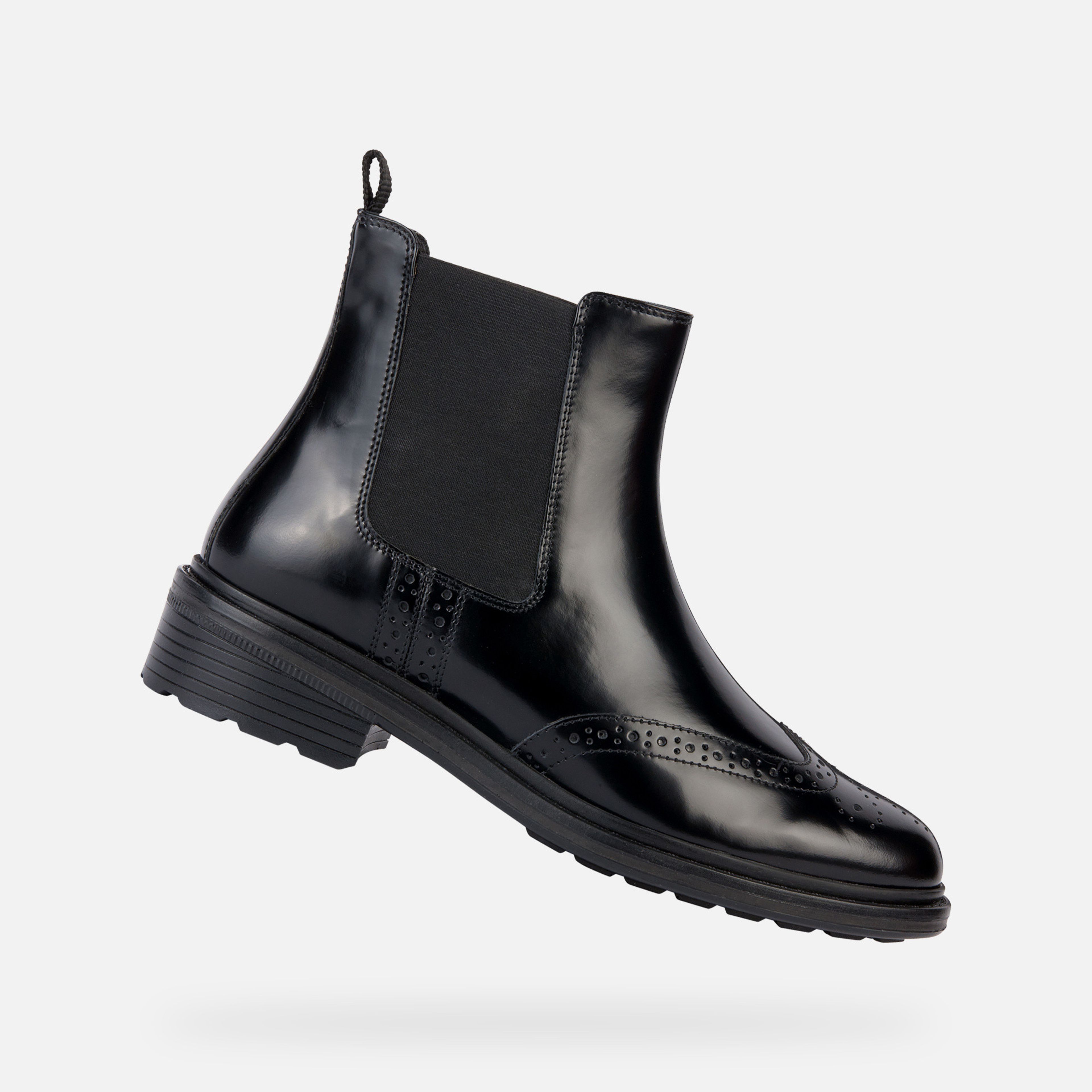 Černá dámská kotníková obuv Geox Walk Pleasure