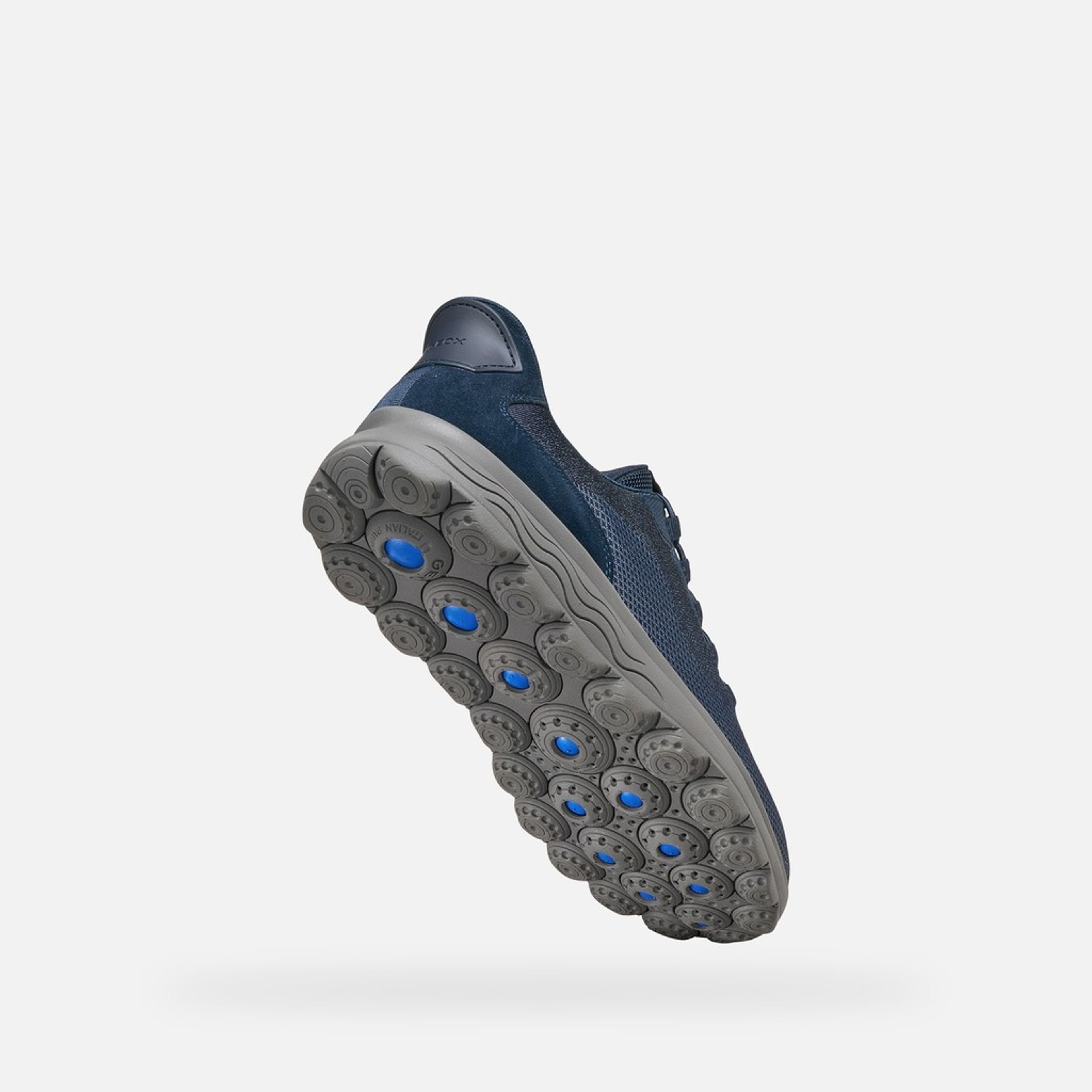 Sneakers albastru închis pentru bărbați Geox Spherica Plus WR - 006