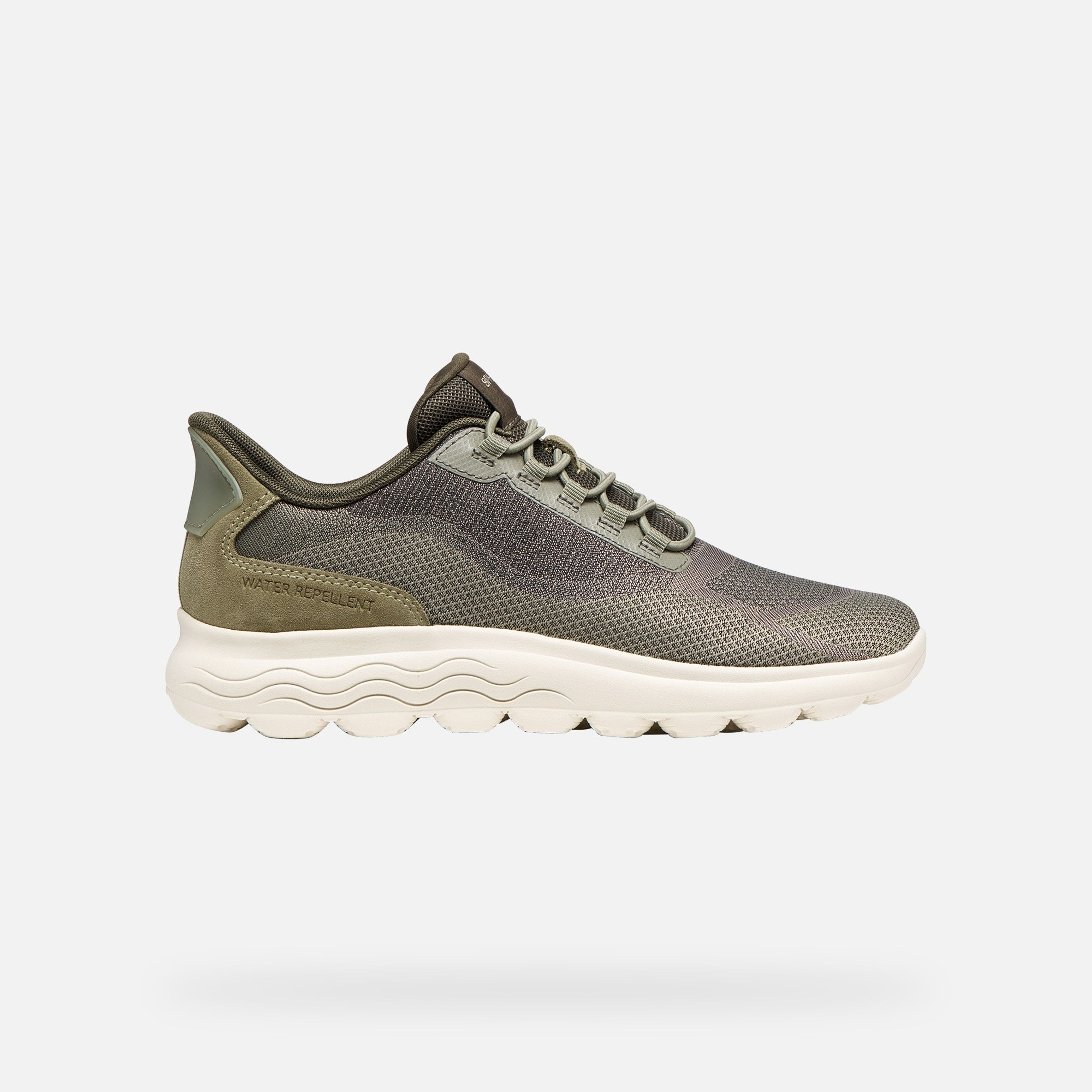 Sneakers verde deschis pentru femei Geox Spherica Plus WR - 002