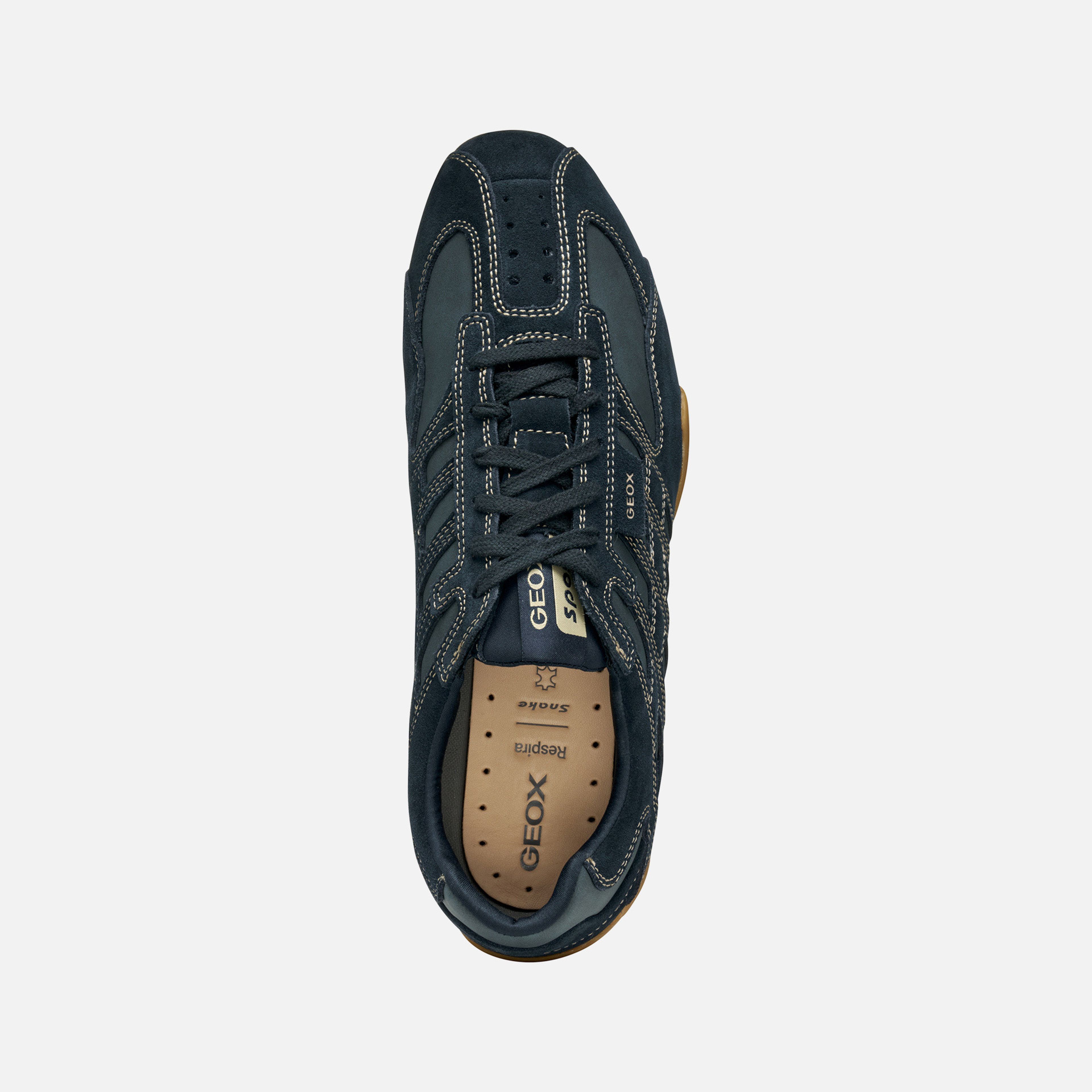 Tmavě modré pánské tenisky Geox Snake Original - 006
