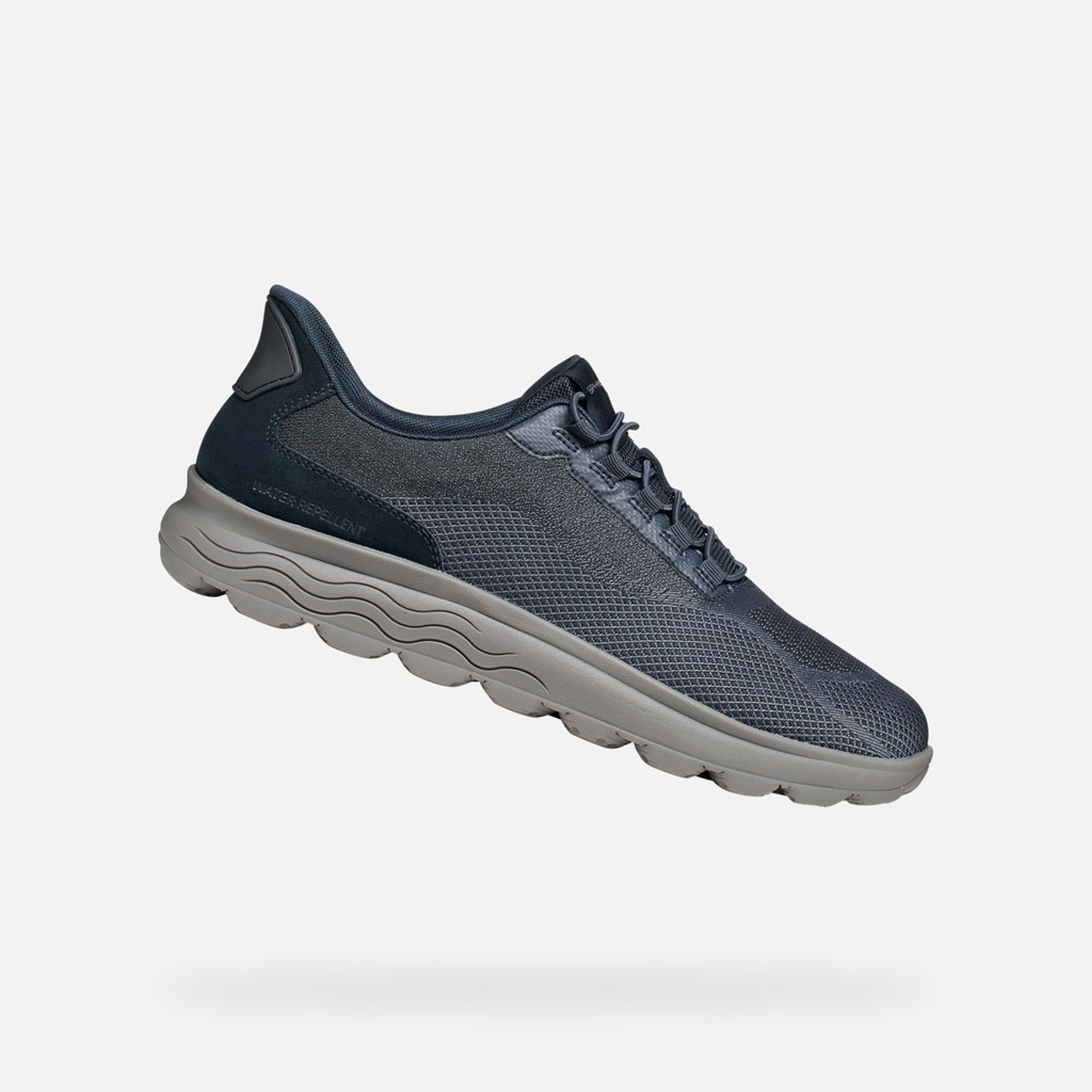 Sneakers albastru închis pentru bărbați Geox Spherica Plus WR - 001
