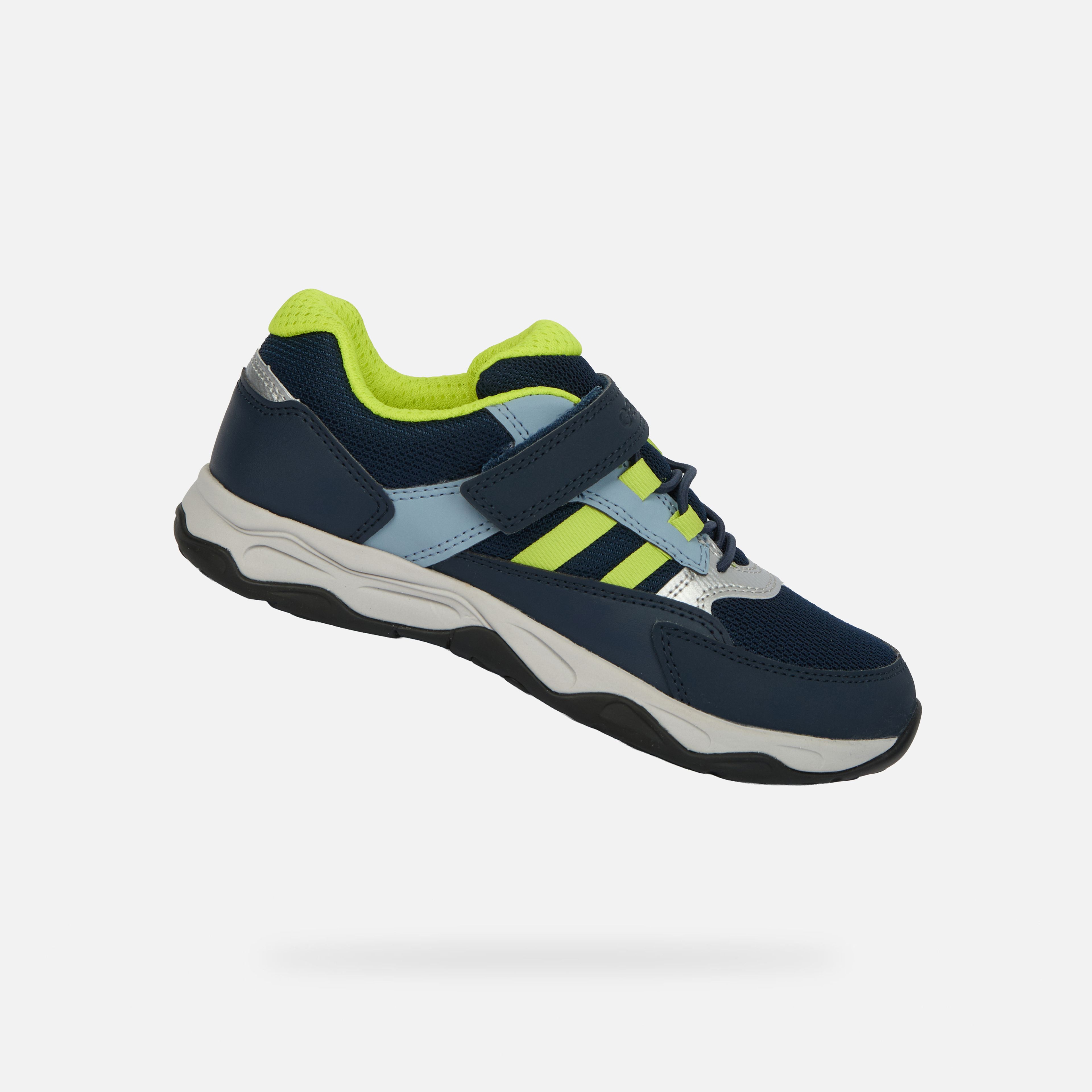 Granatowe chłopięce sneakersy Geox Calco