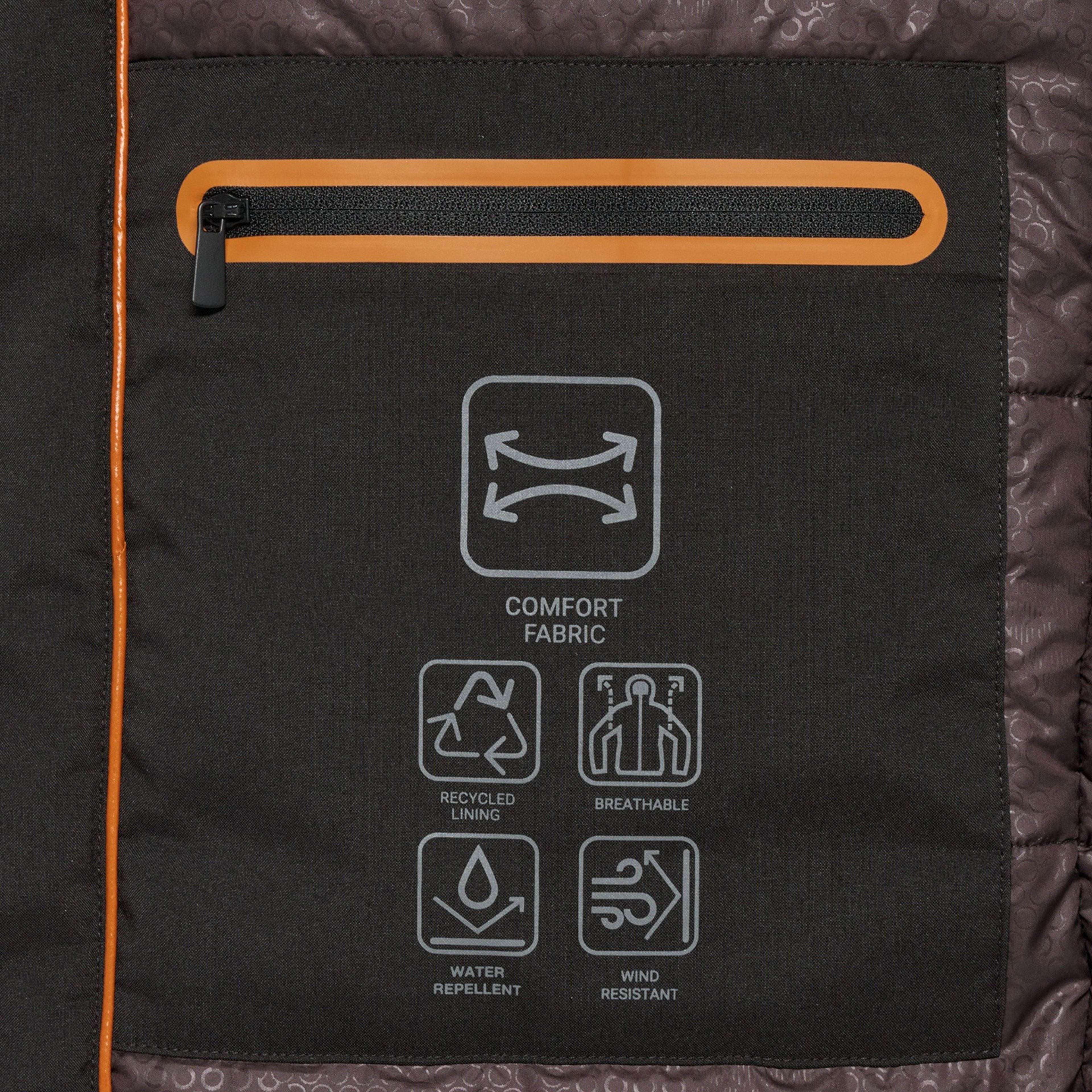 Czarna męska parka Geox Spherica - 009