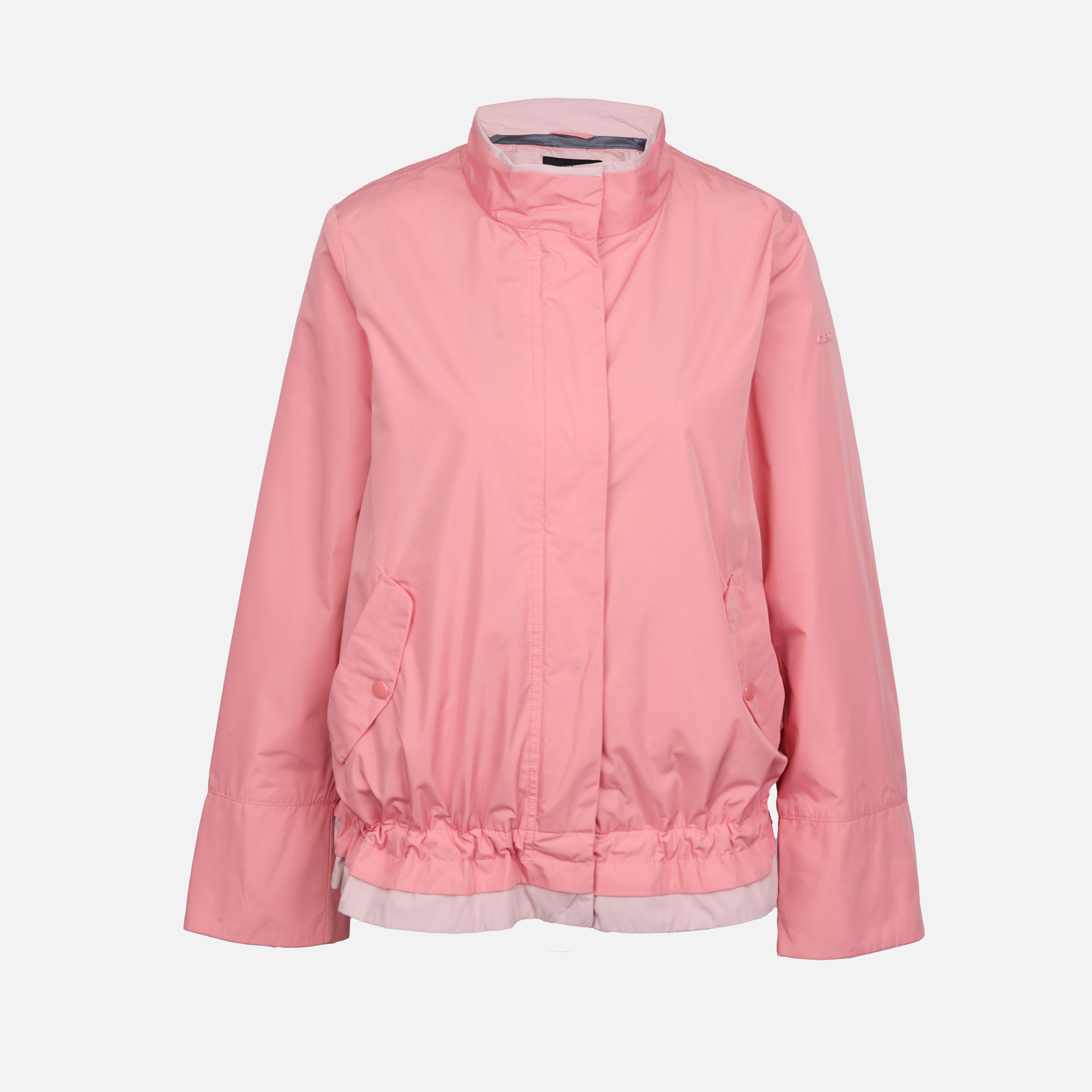 Růžová dámská bunda Geox Maryemy