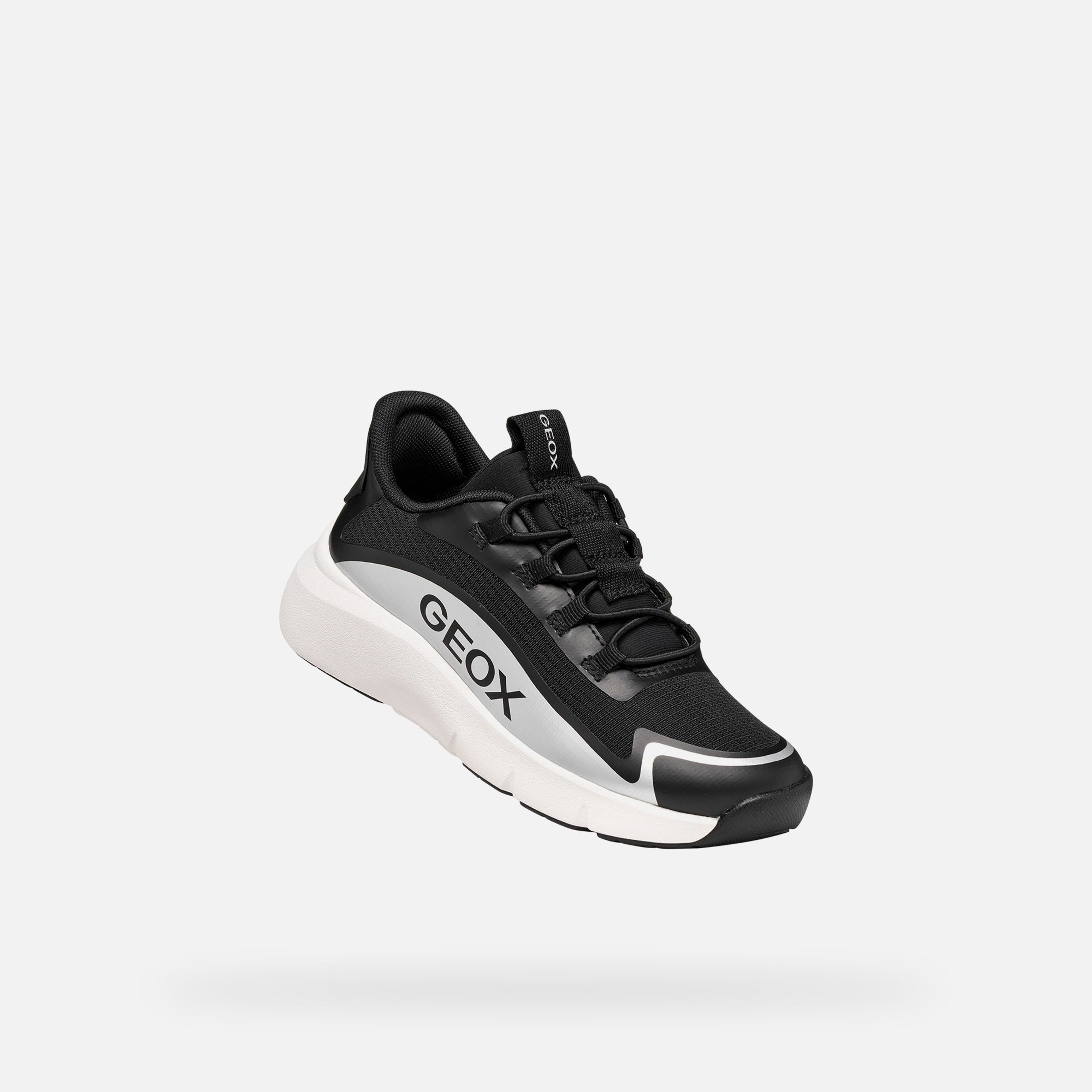 Černé chlapecké tenisky Geox Pro-ran Fast in - 005