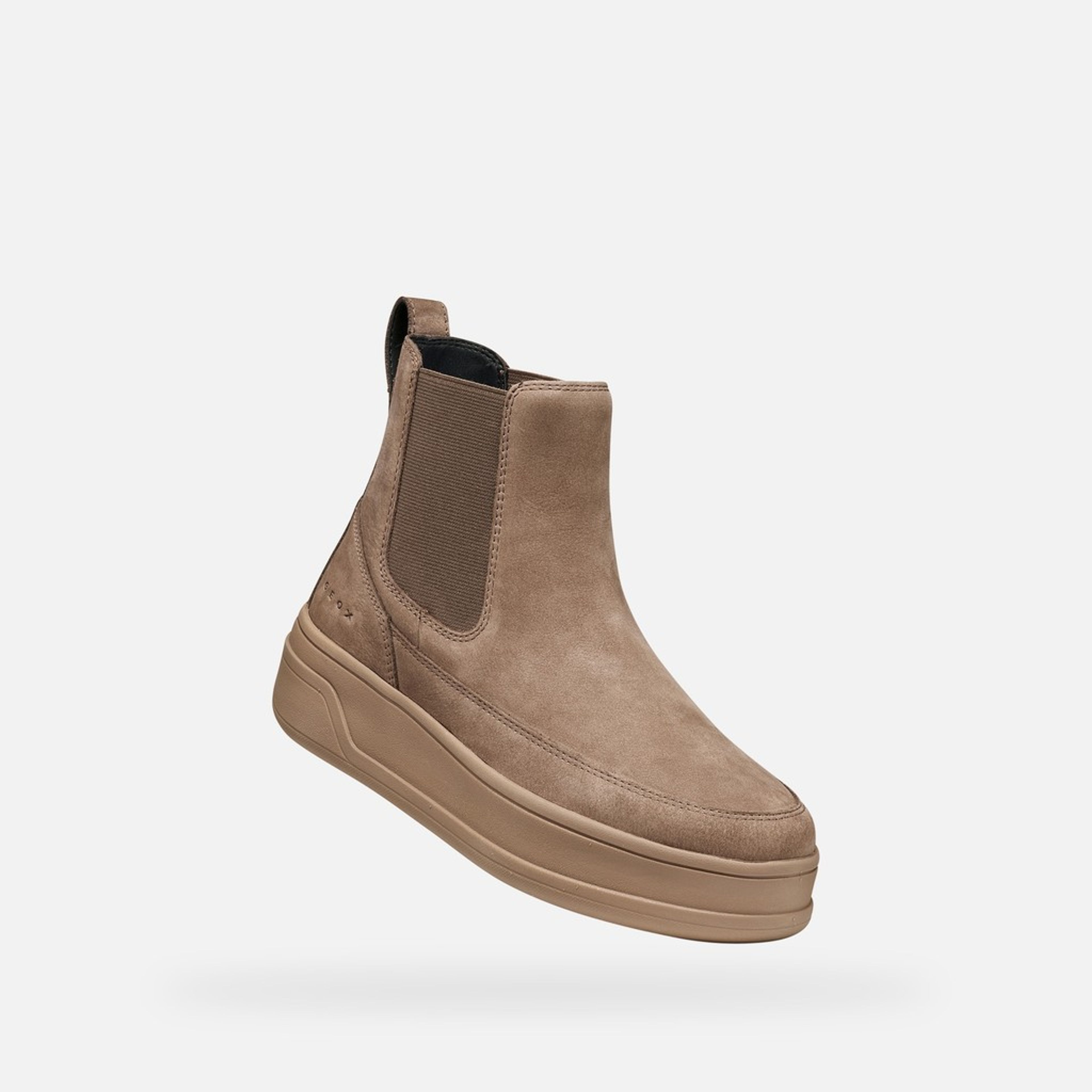 Tmavě hnědá dámská kotníková obuv Geox Spherica Ecub-2 - 005