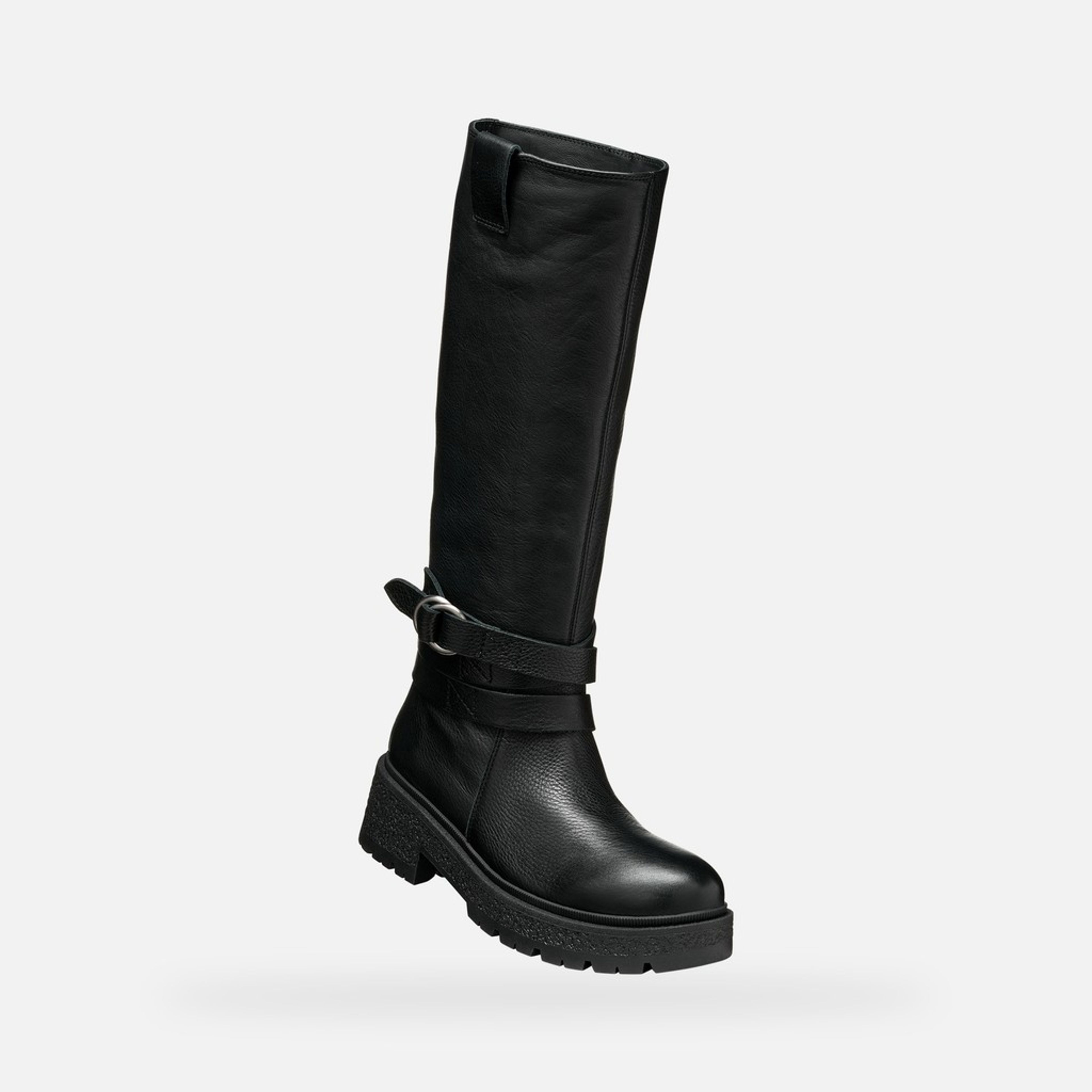 Čierne dámske čižmy Geox Eivette - 003