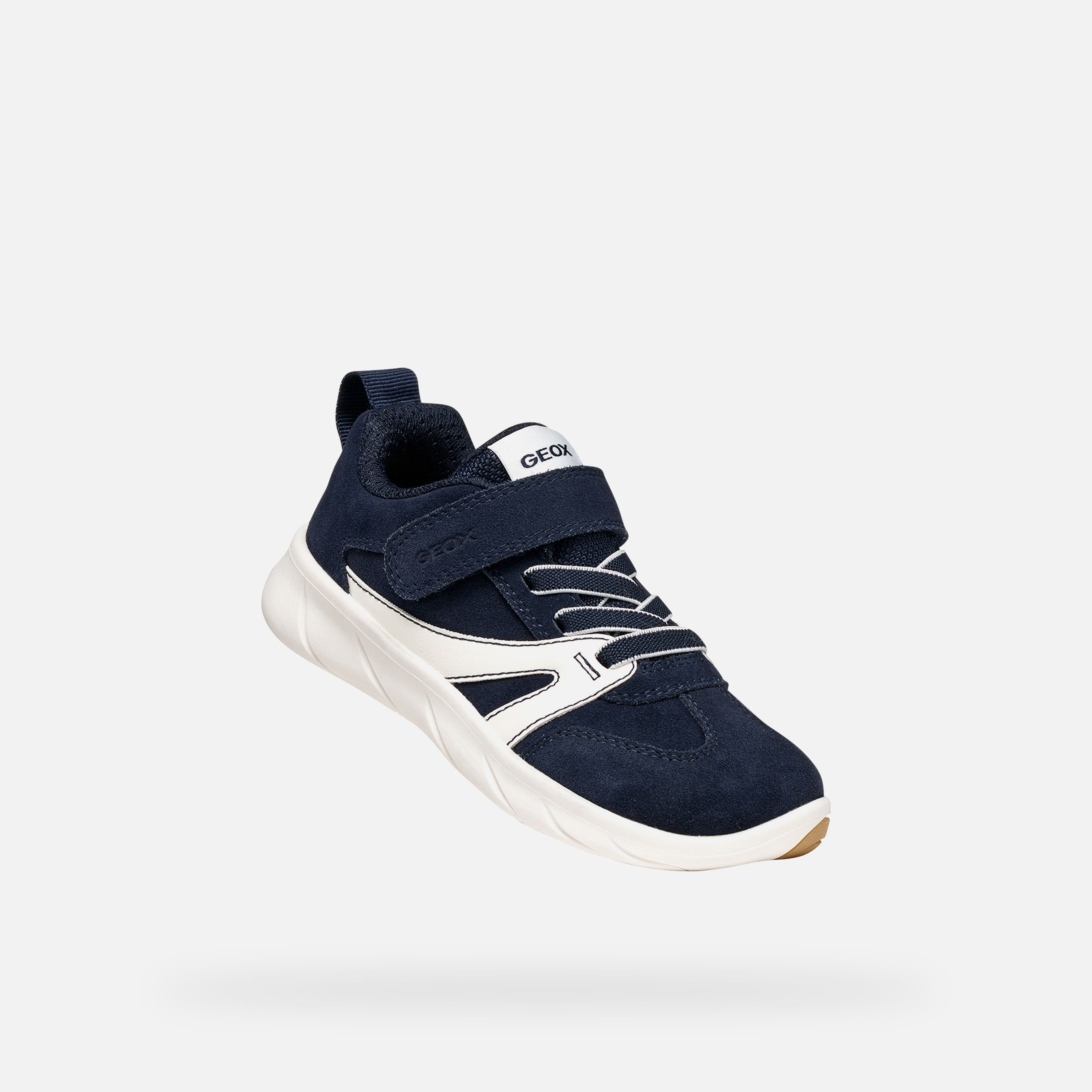 Tmavě modré chlapecké barefoot tenisky Geox Foot-run - 005