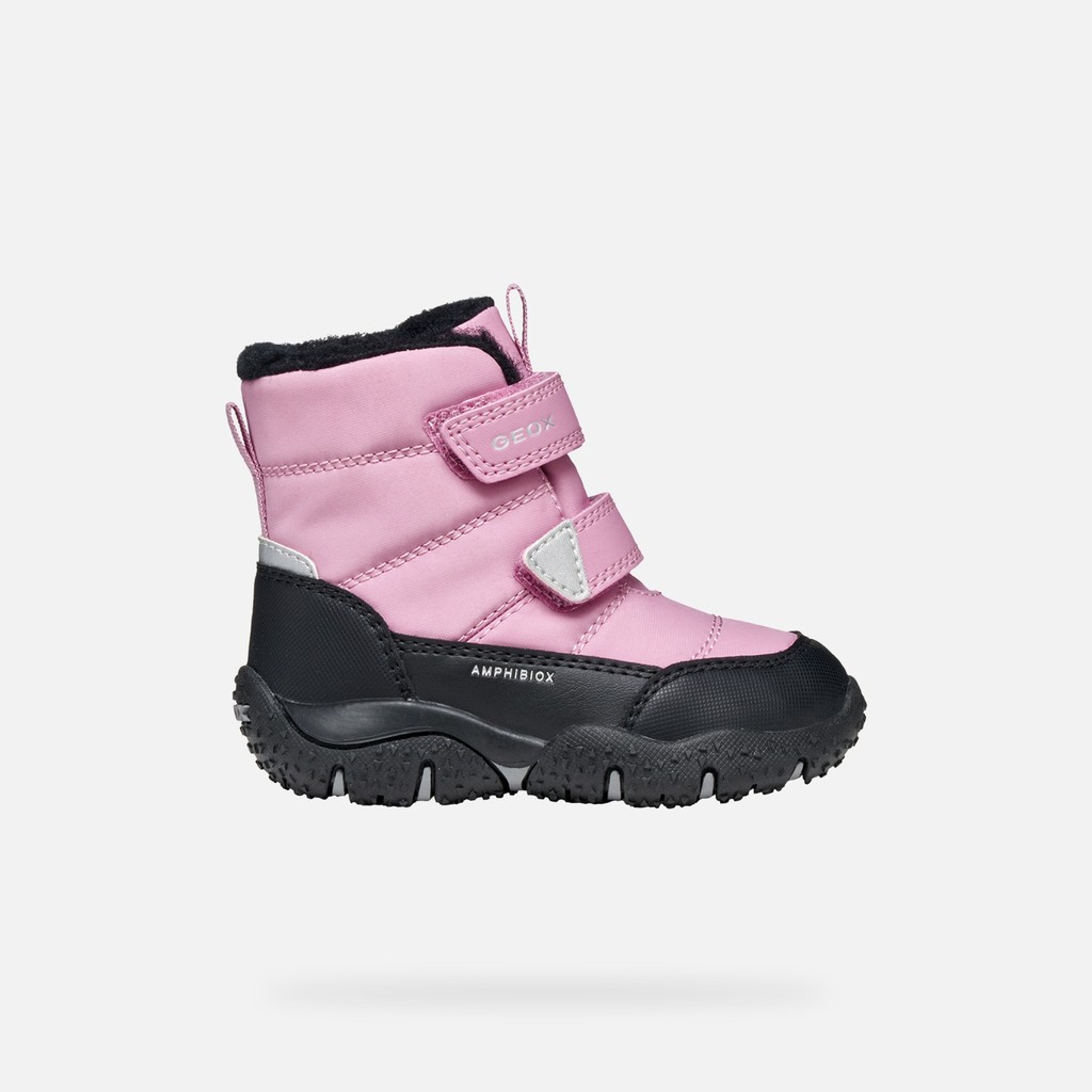 Różowe buty zimowe dla dziewczynek Geox Baltic B ABX - 002