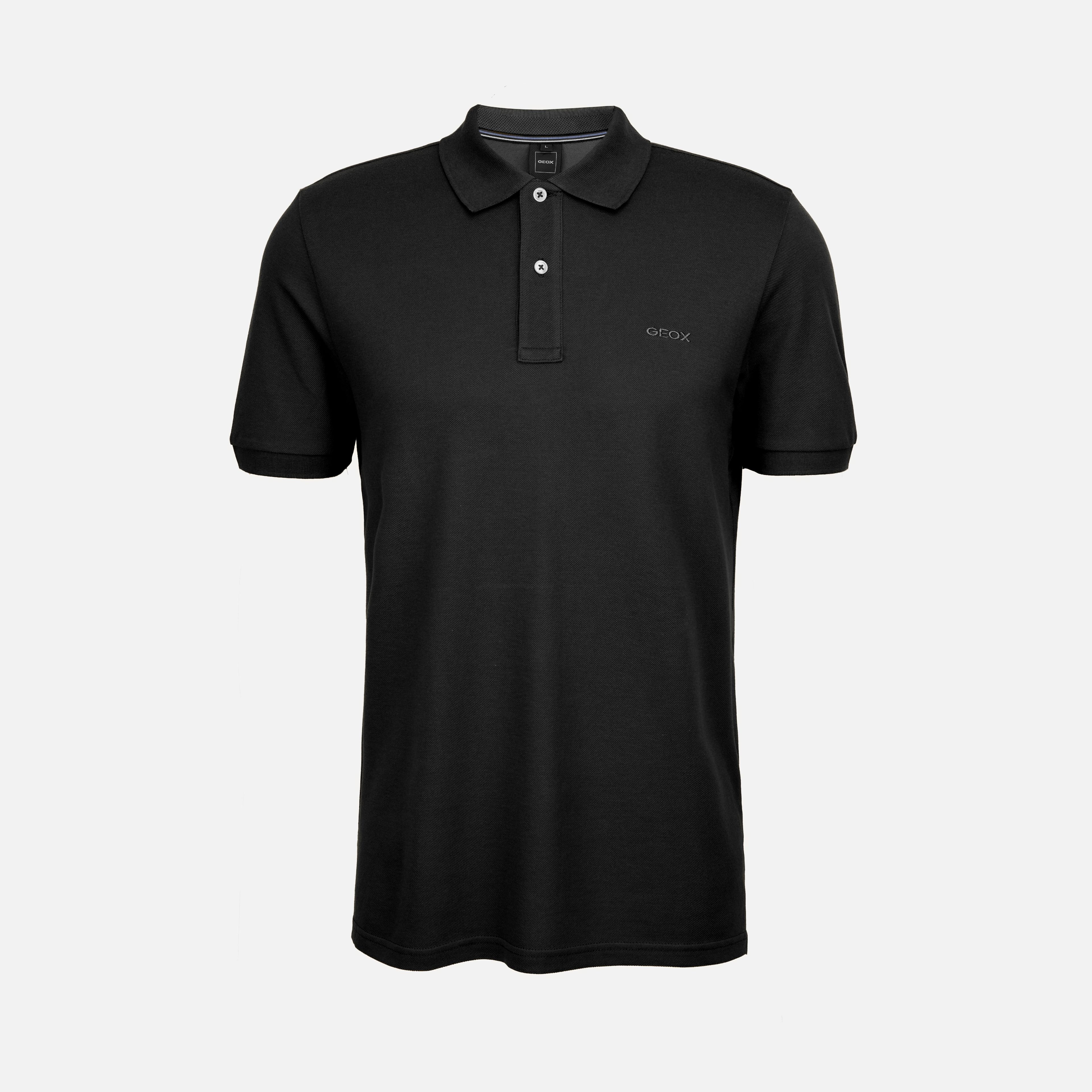 Čierne pánske polo tričko Geox Polo