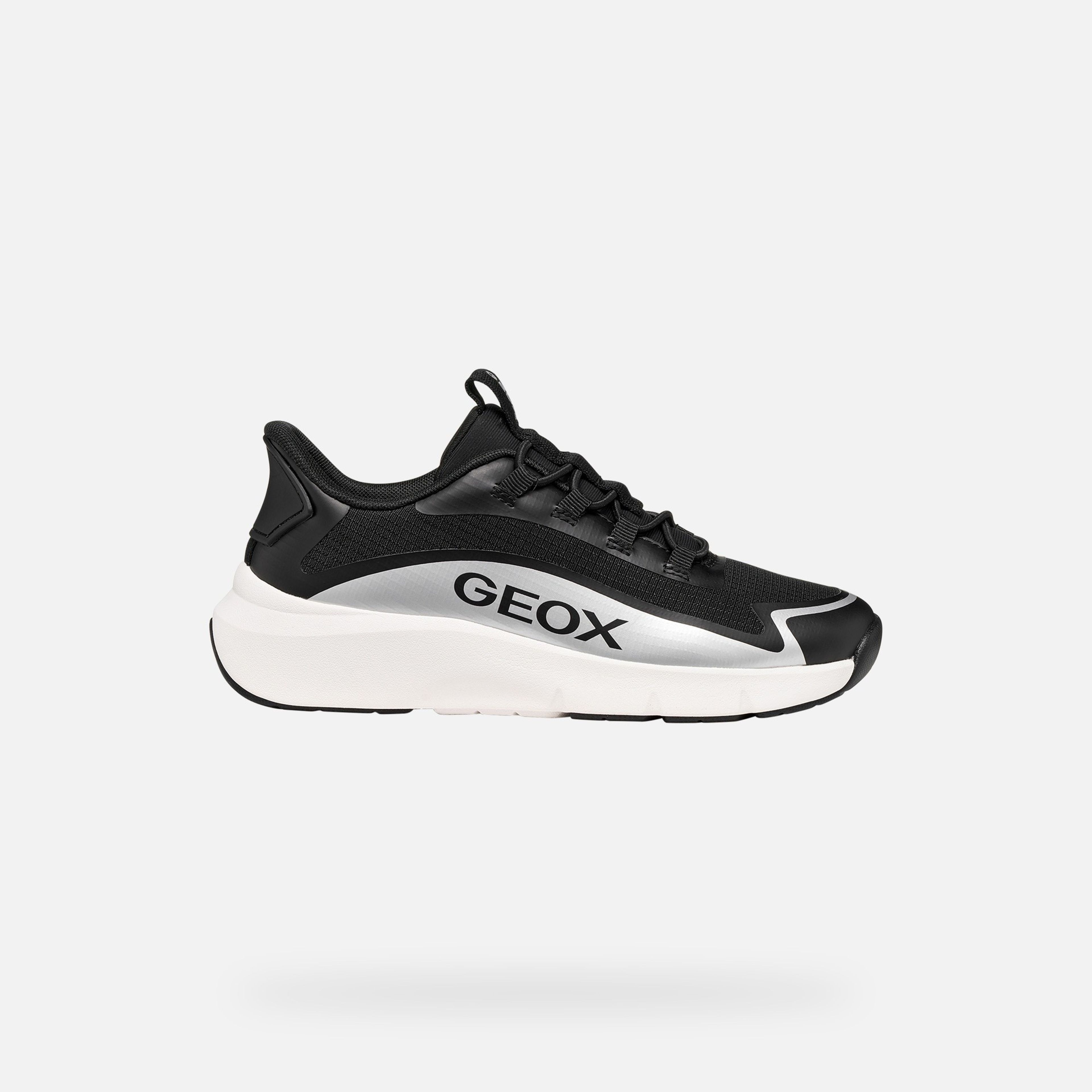 Černé chlapecké tenisky Geox Pro-ran Fast in - 002
