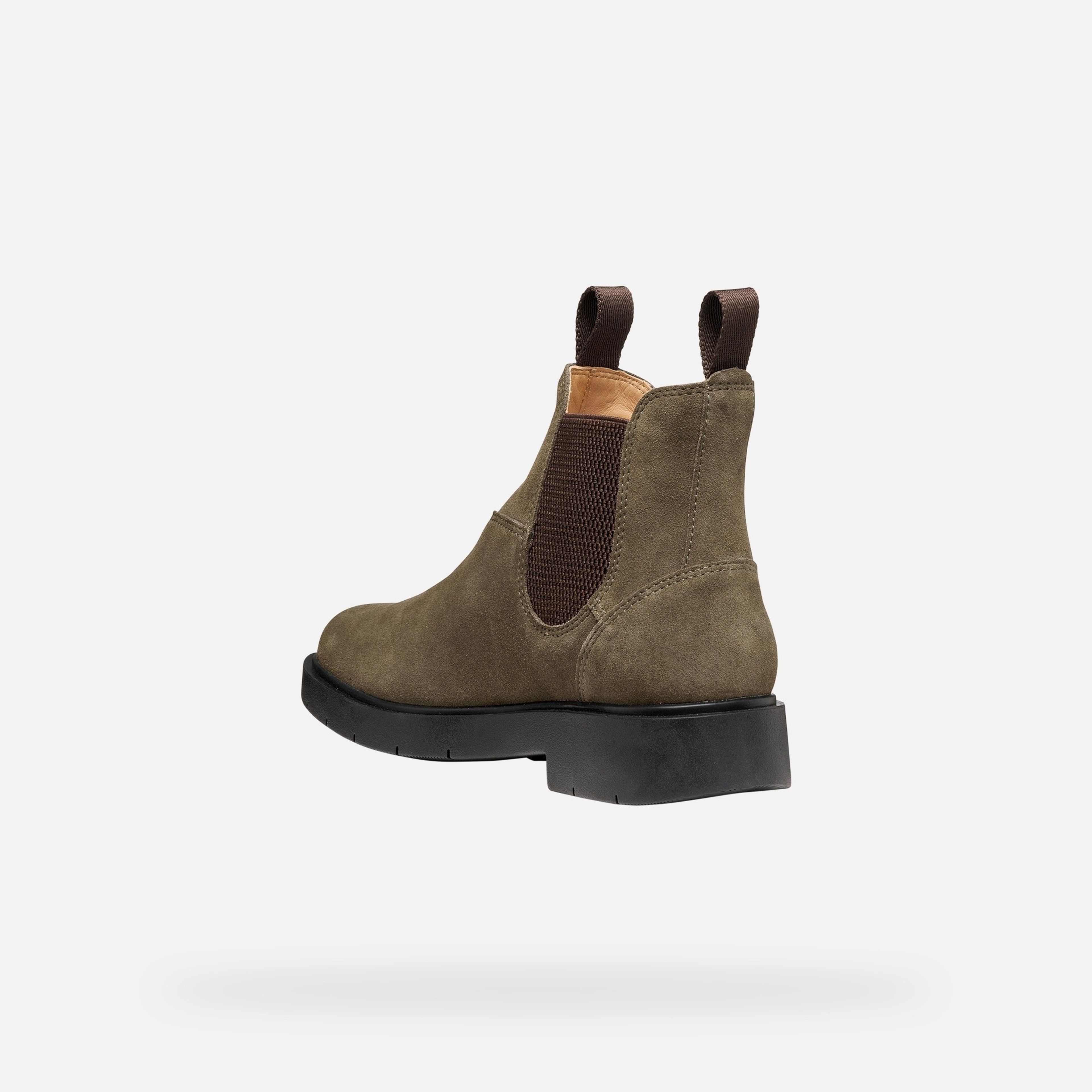 Khaki dámska členková obuv Geox Spherica Ec1 - 004