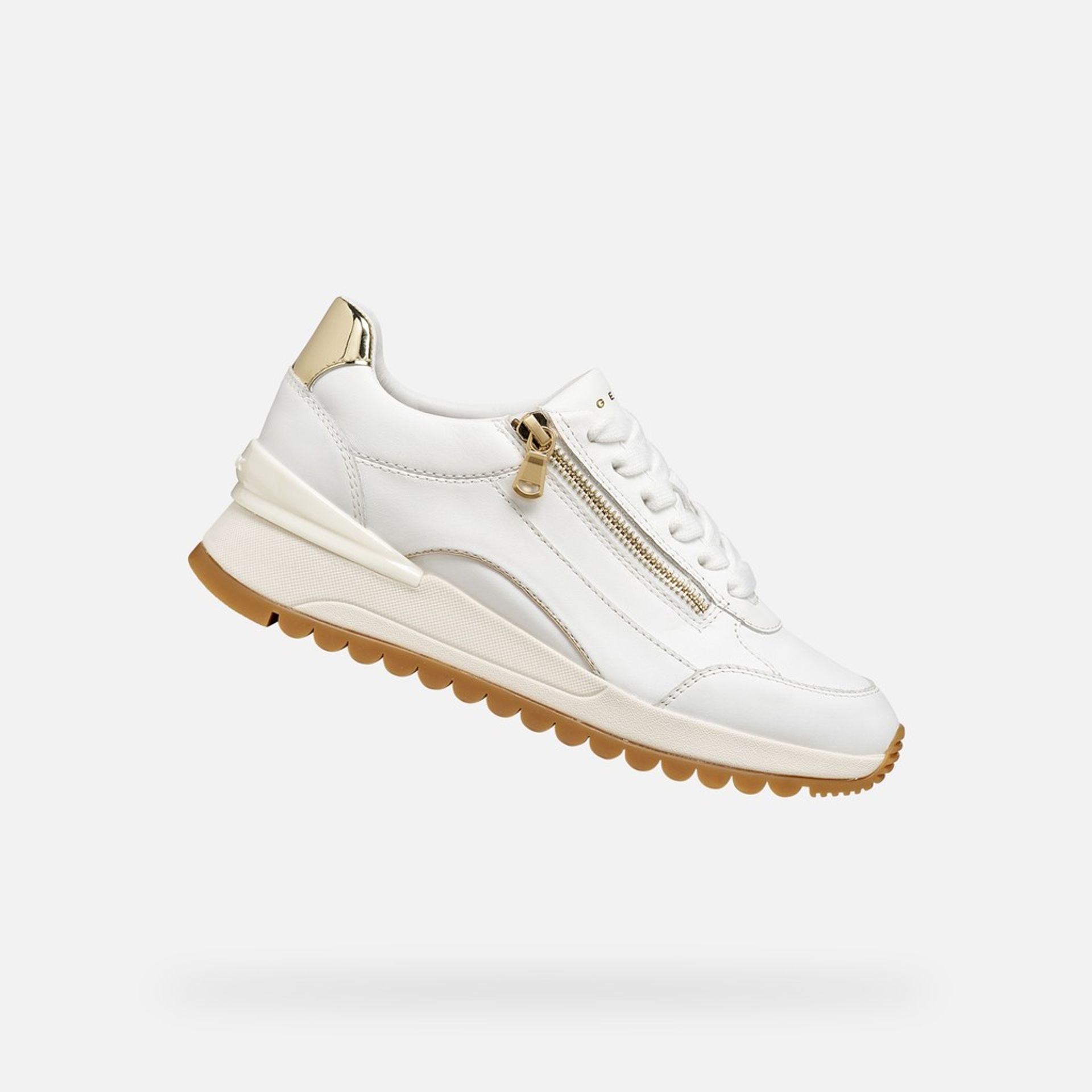 Sneakers albi pentru femei Geox Desya - 001