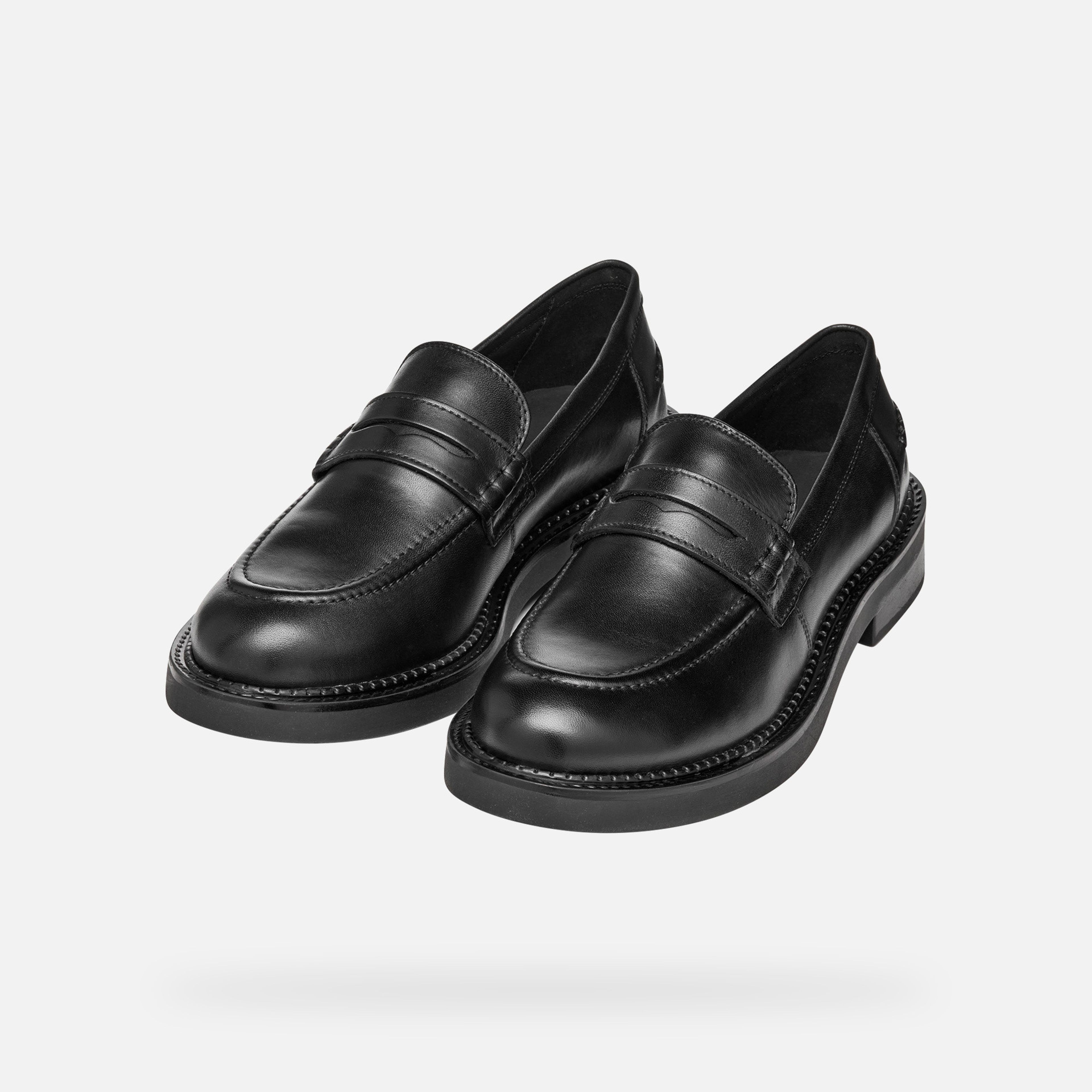 Černé dámské mokasíny Geox Serilda - 009