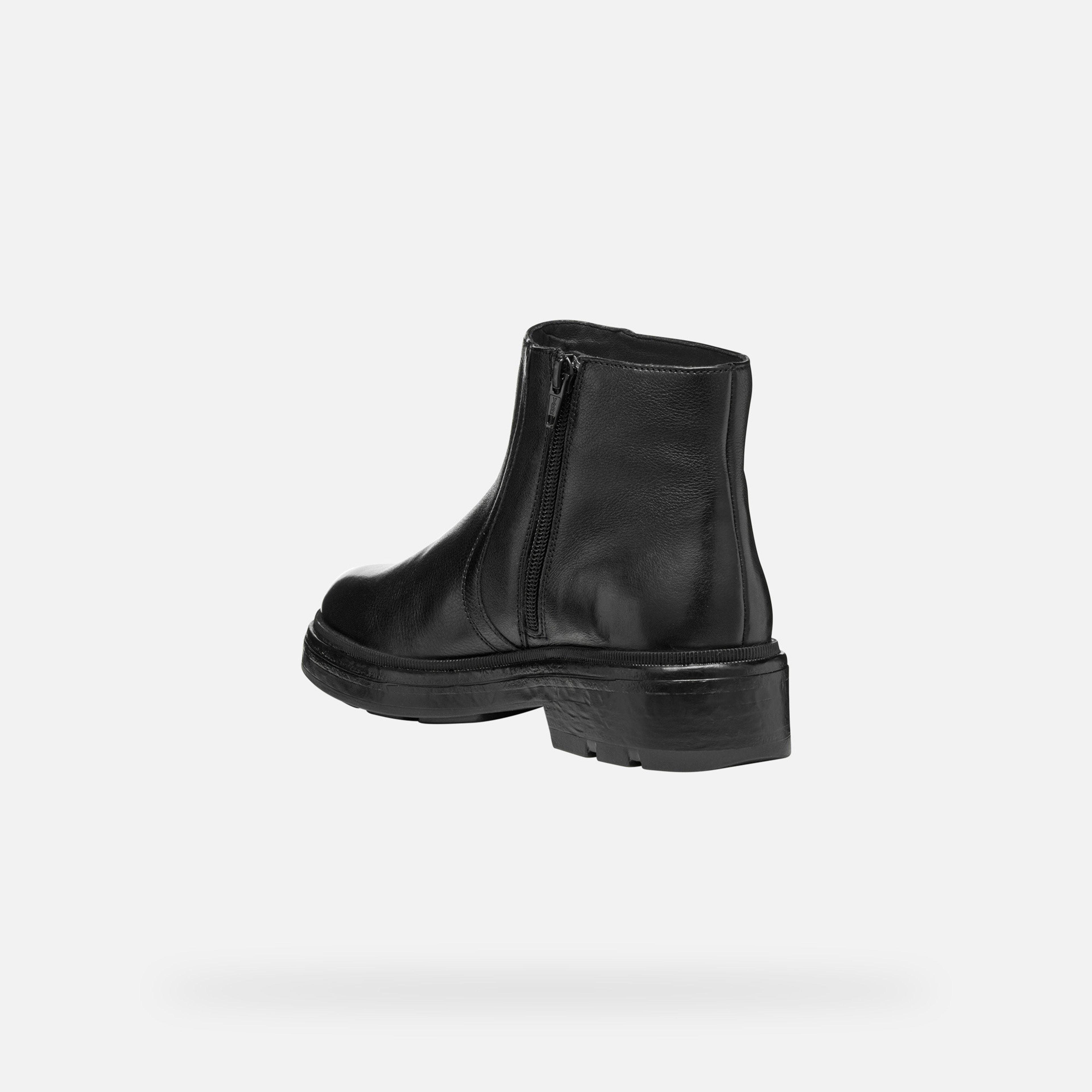 Černá dámská kotníková obuv Geox Swelen - 004