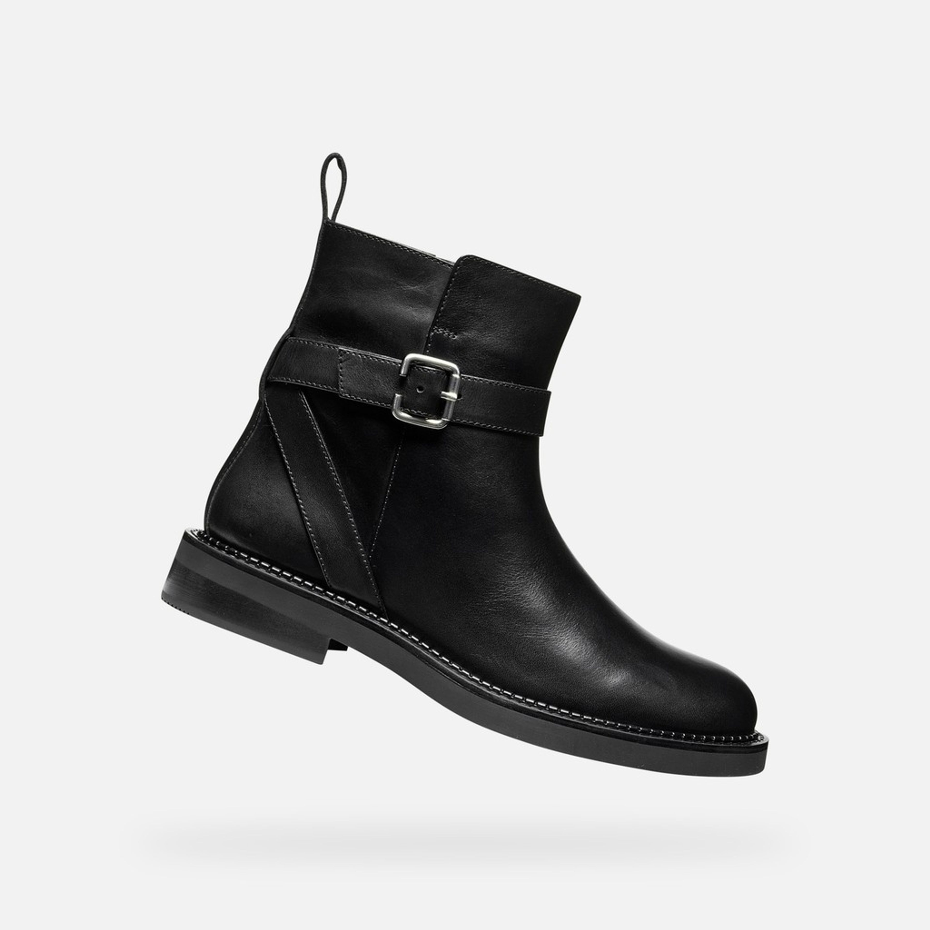 Černá dámská kotníková obuv Geox Serilda - 001