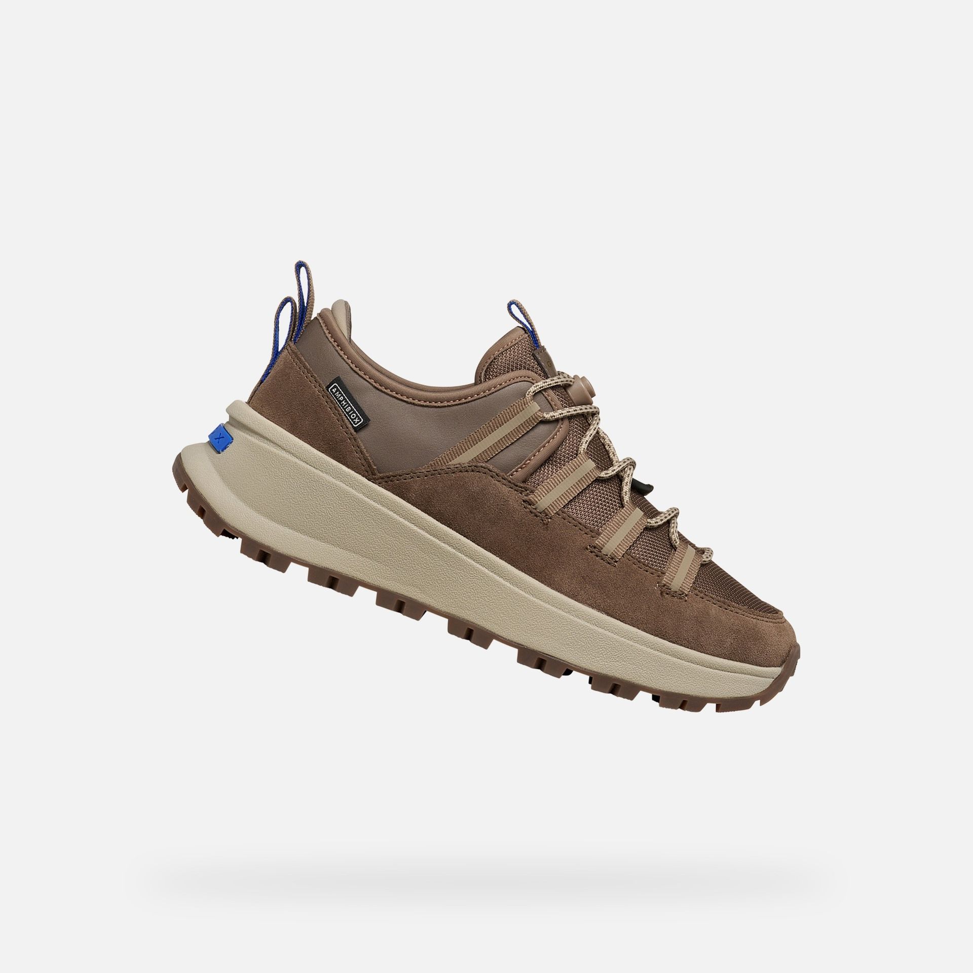 Hnedé dámske tenisky Geox GXRN-03 B ABX - 001
