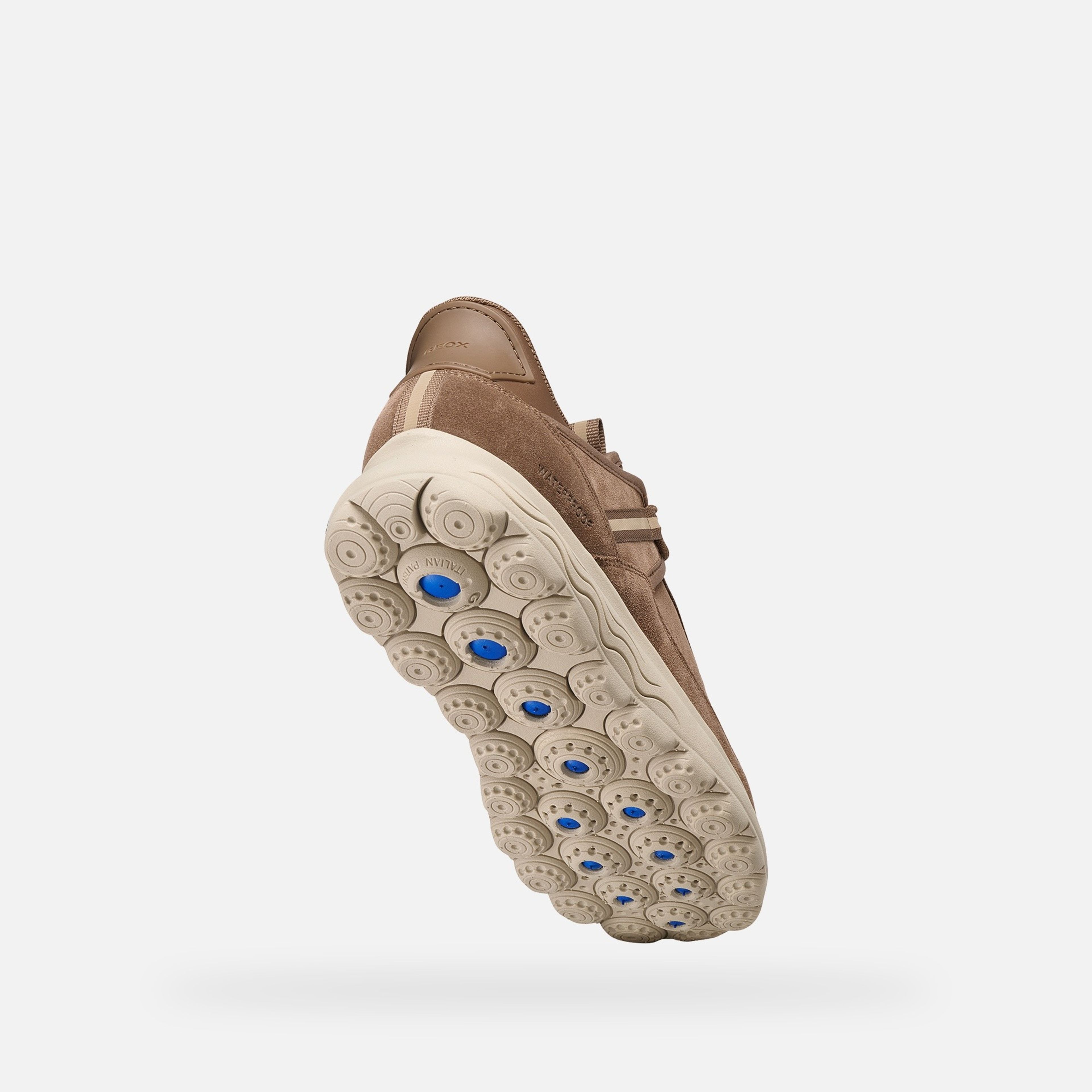 Hnedé dámske tenisky Geox Spherica Plus WPF - 007