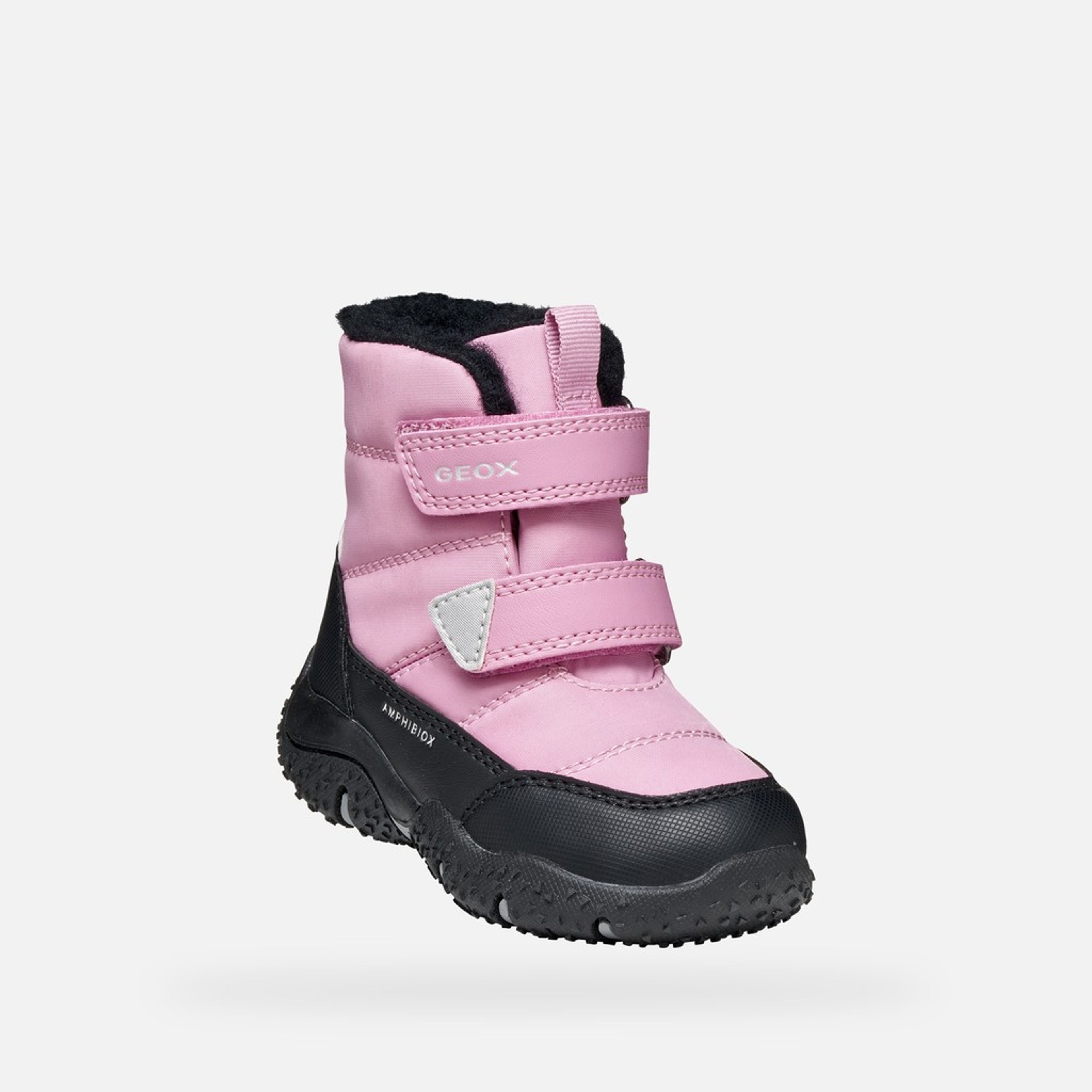 Różowe buty zimowe dla dziewczynek Geox Baltic B ABX - 005