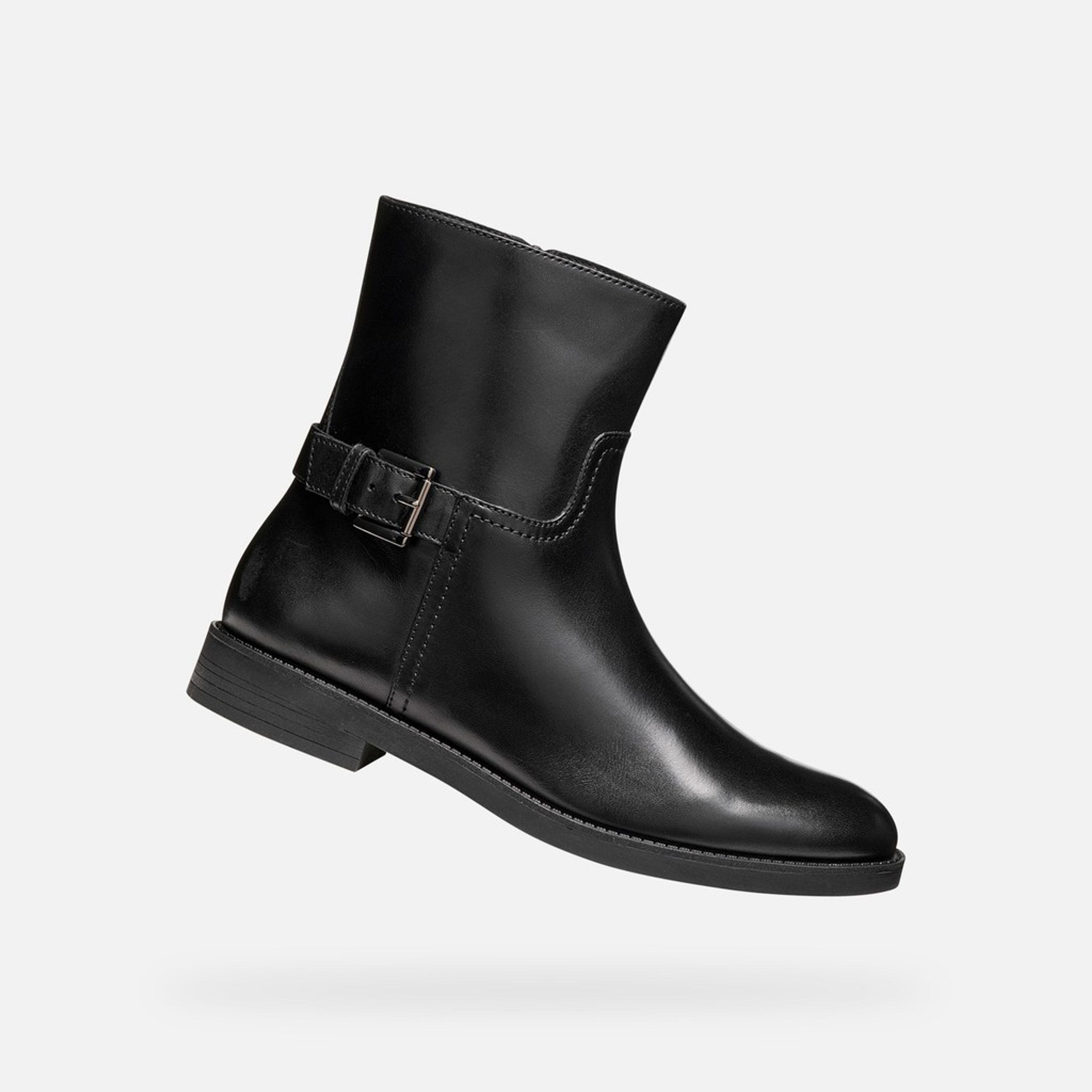 Černá dámská kotníková obuv Geox Esmeena - 001