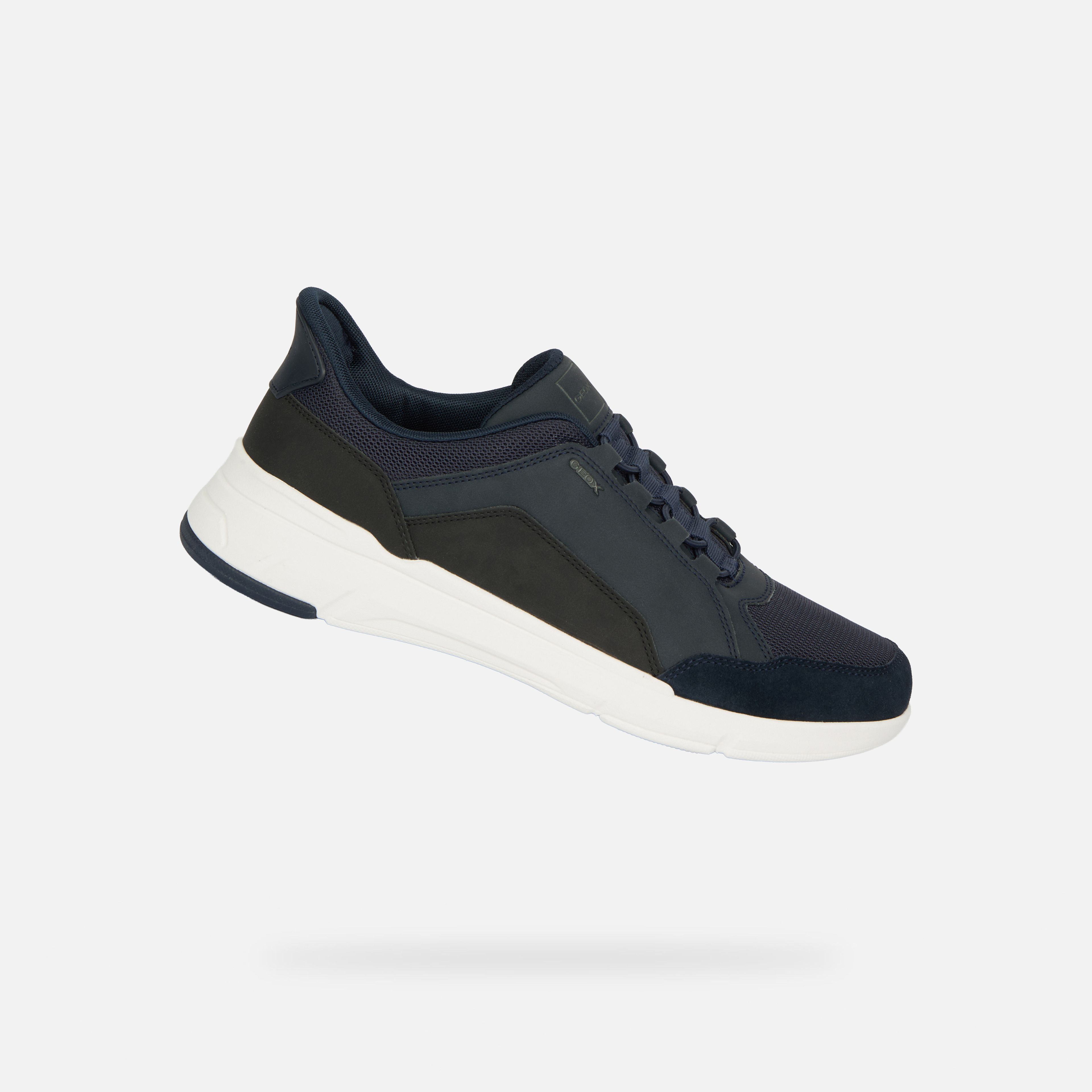 Granatowe męskie tenisówki Geox Vittour Plus