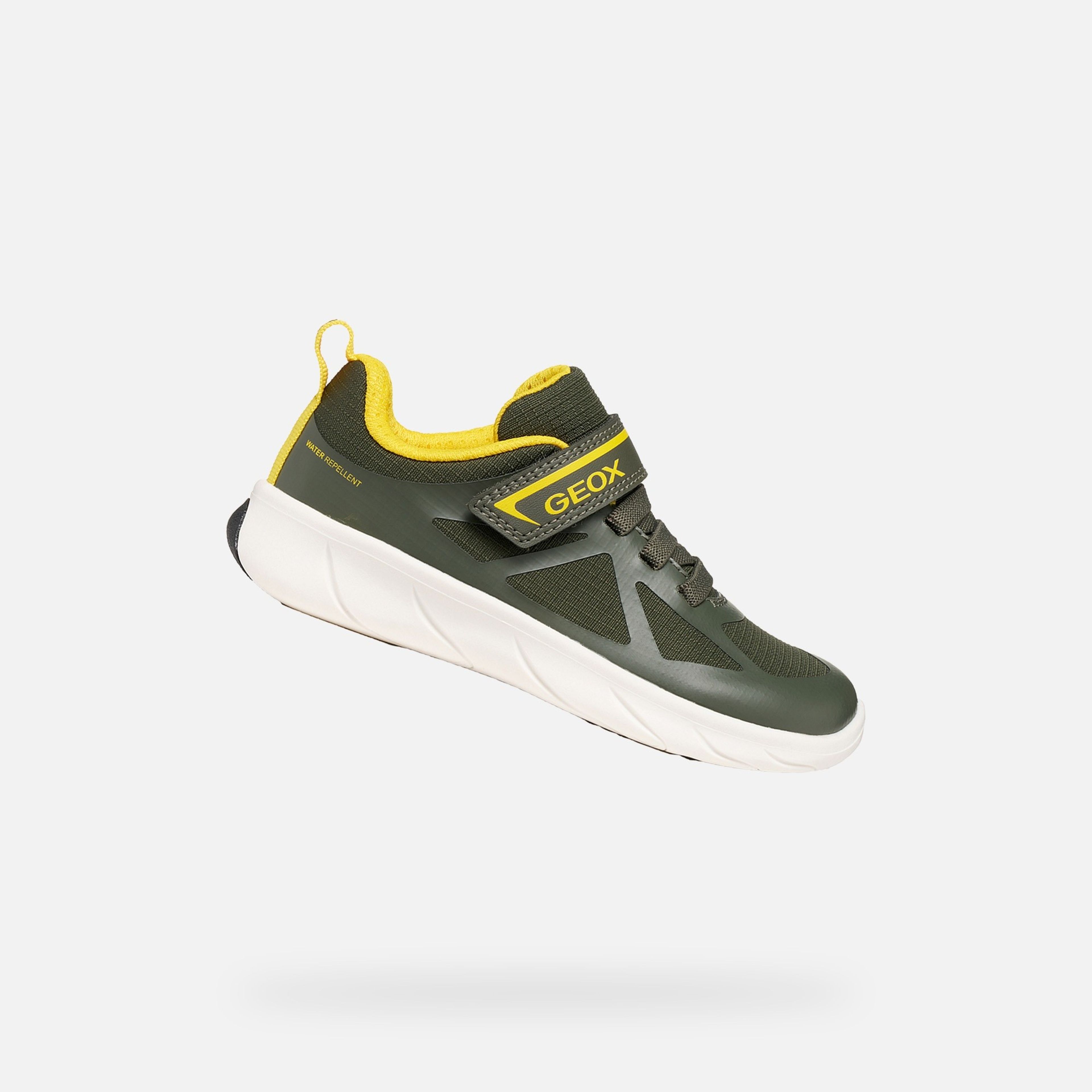 Tmavě zelené chlapecké tenisky Geox Foot-run - 001